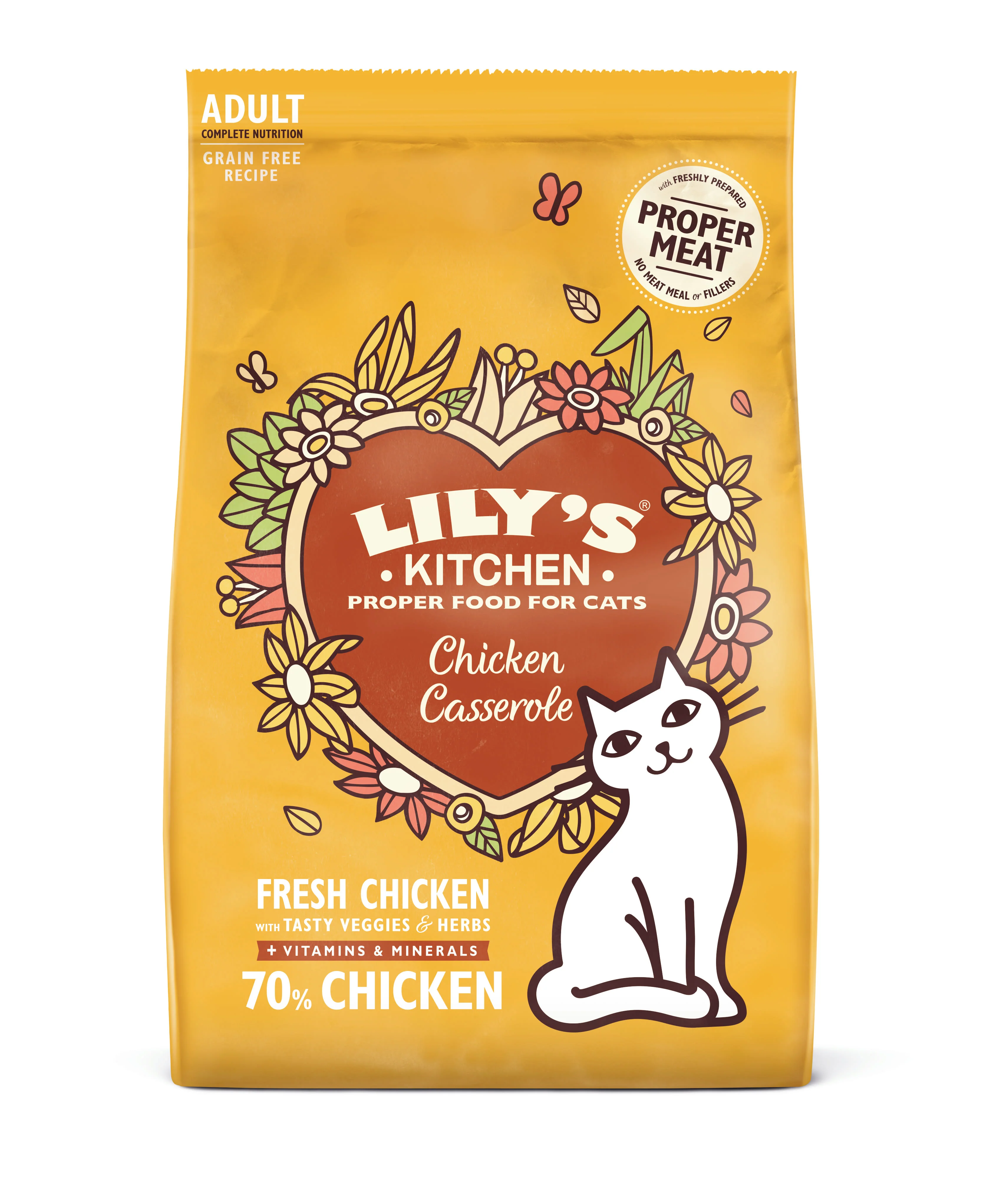 Lily's Kitchen Grain-free Adult Dry Cat Food - Chicken Casserole - Image 2
