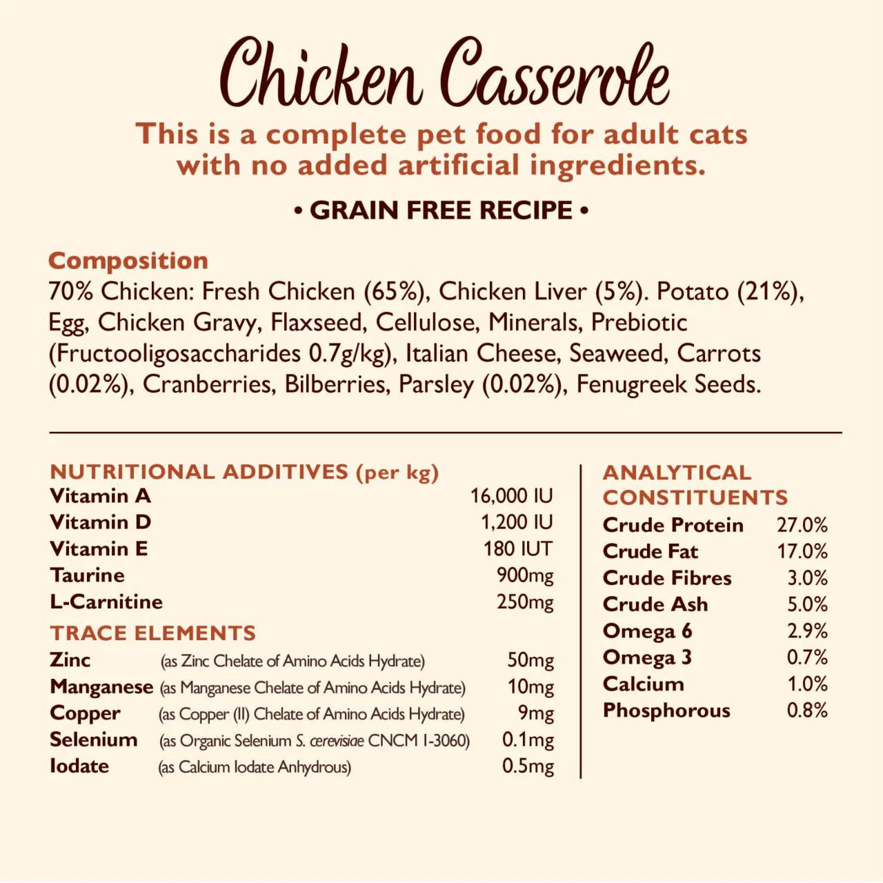 Lily's Kitchen Grain-free Adult Dry Cat Food - Chicken Casserole - Image 6