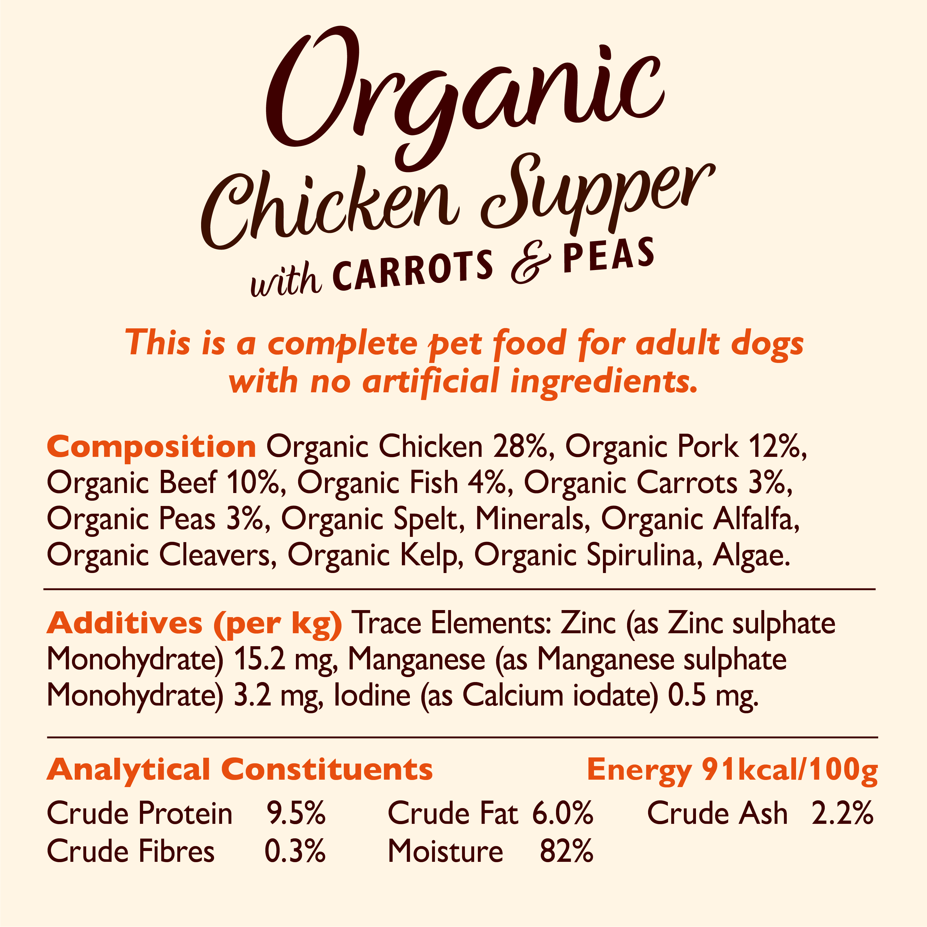 Lily's Kitchen Organic Supper Wet Dog Food - Chicken - Image 4