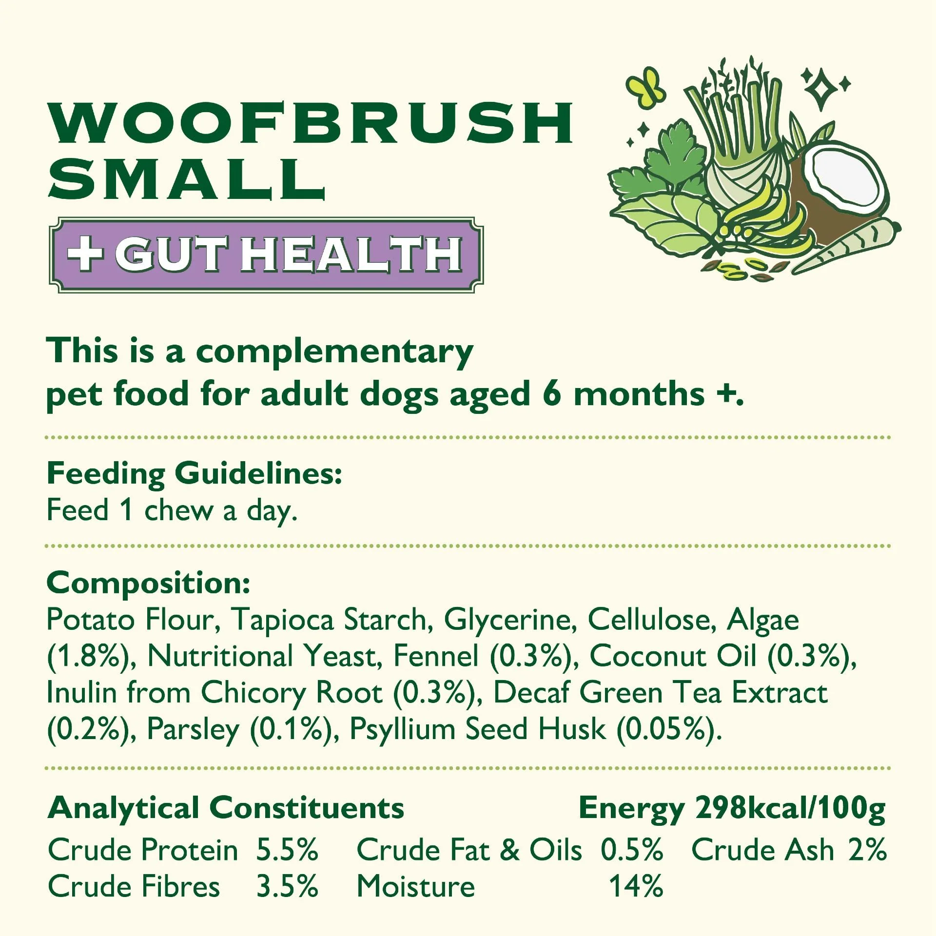 Lily's Kitchen Woofbrush Dental Chew for Small Dog Treats - Image 3