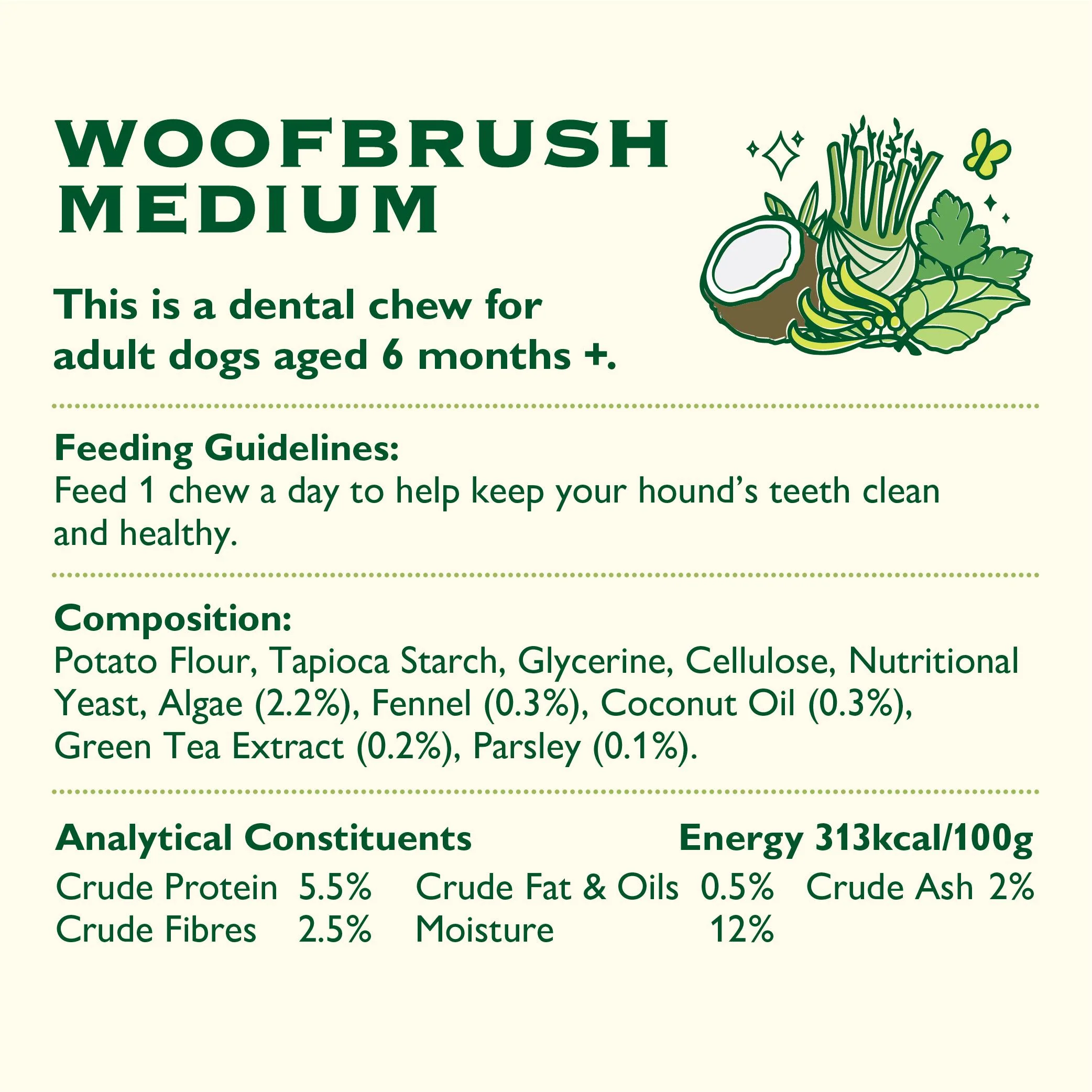Lily's Kitchen Woofbrush Natural Daily Dental Chew Large Dog Multipack - Image 3