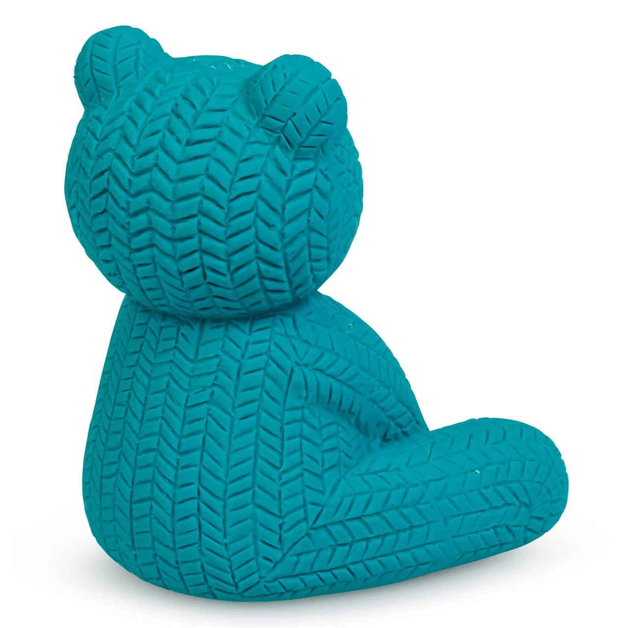 Little Petface Latex Teddy Bear Puppy Dog Toy in Blue - Image 2