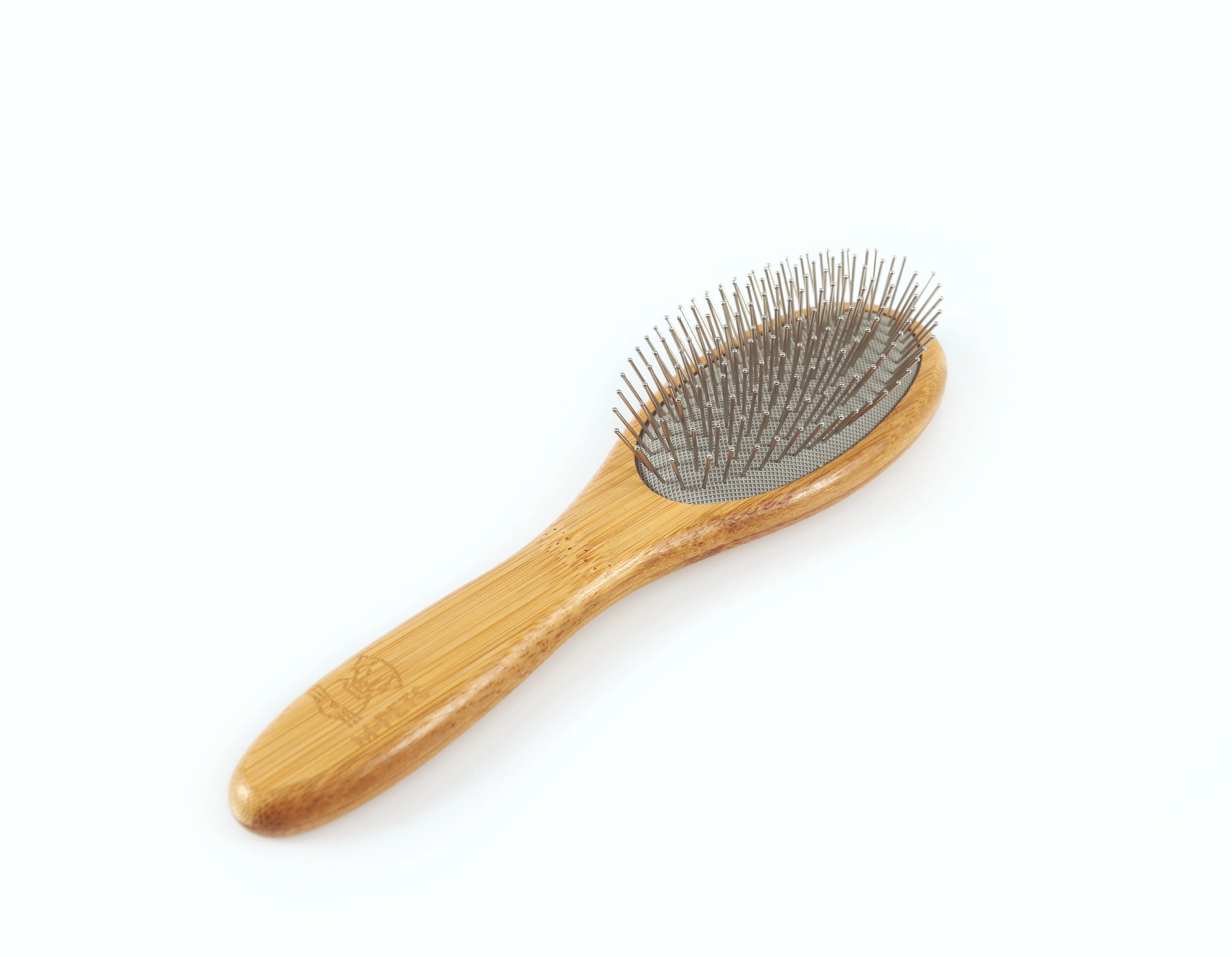 M-Pets Bamboo Ball Pin Brush for Dogs & Cats - Image 3