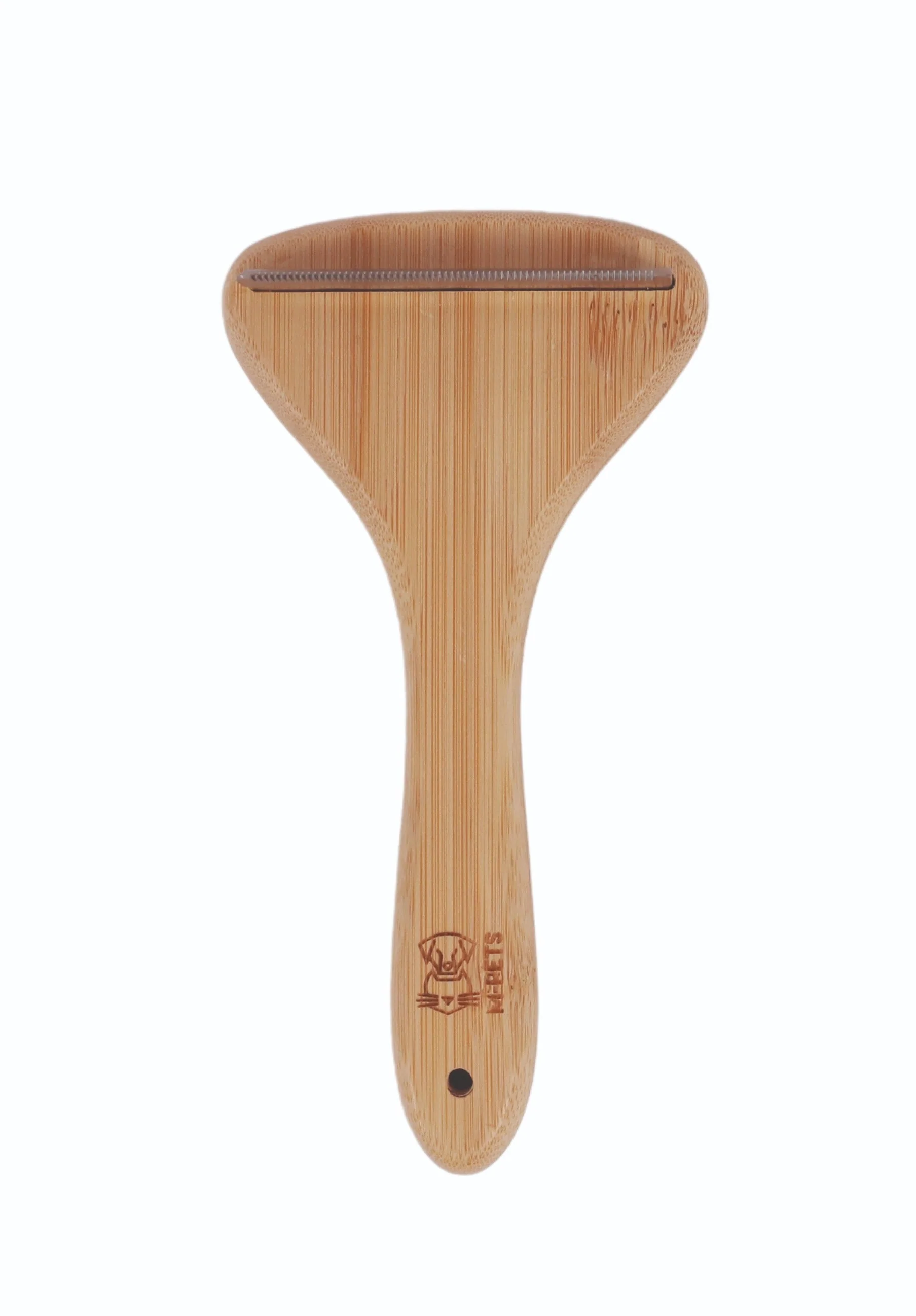 M-Pets Bamboo De-Shedding Brush for Dogs - Image 4