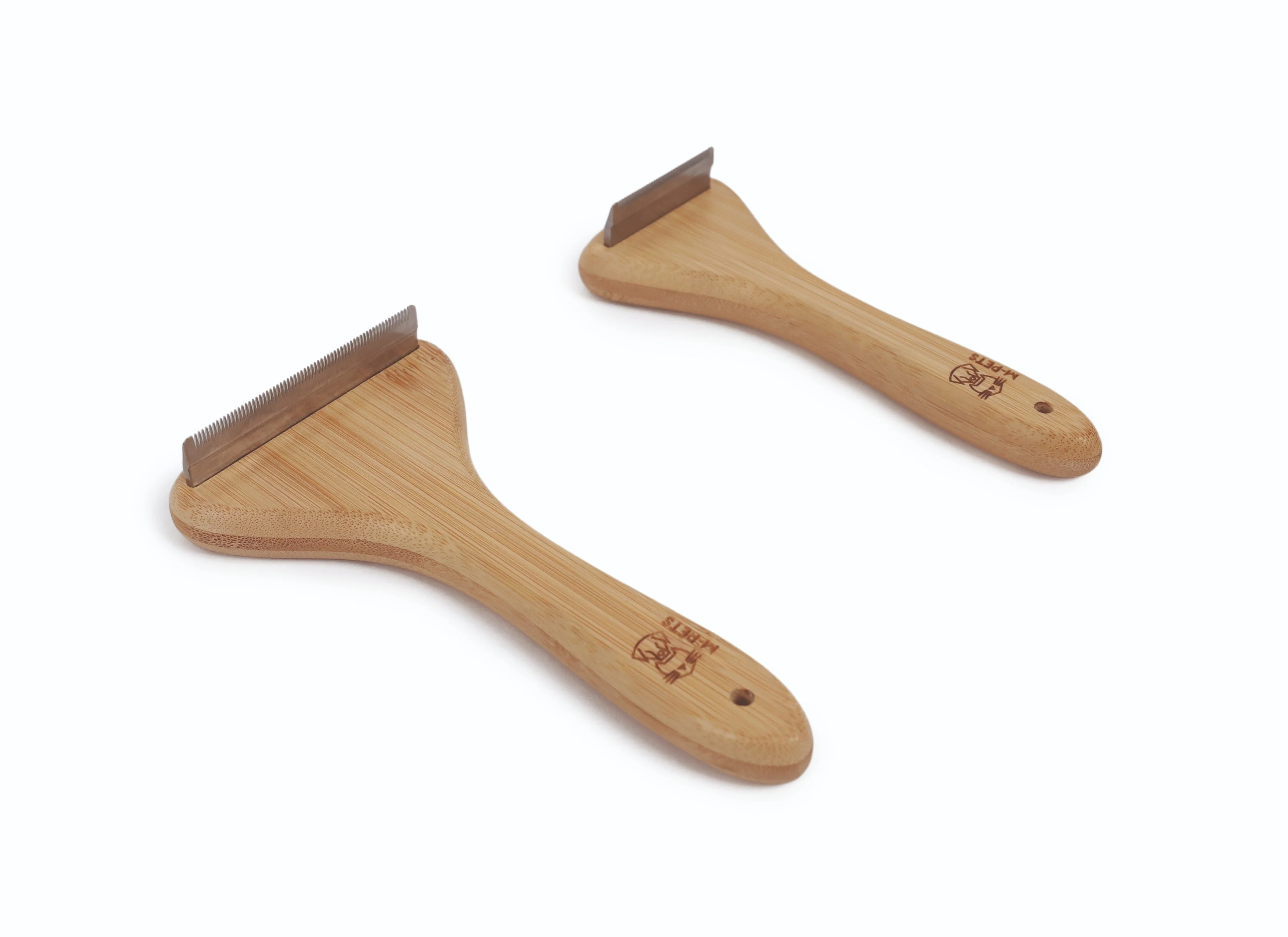 M-Pets Bamboo De-Shedding Brush for Dogs - Image 5