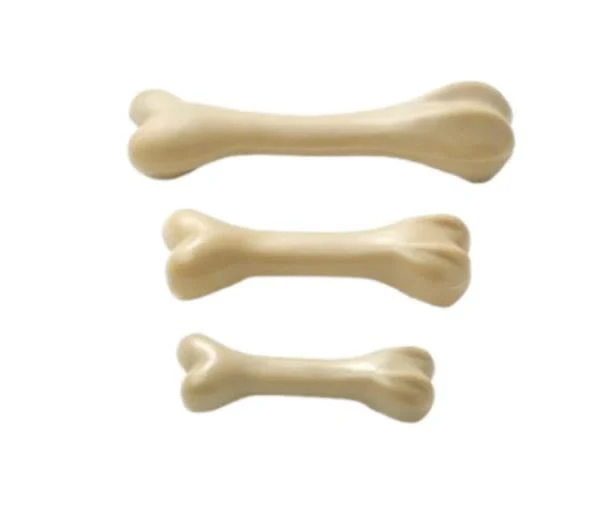 M-Pets Greenbo Natural Rubber Bones Dog Toy - Image 2
