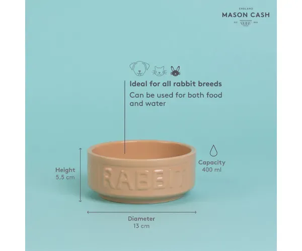 Mason & Cash Cane Lettered Rabbit Bowl - Image 3
