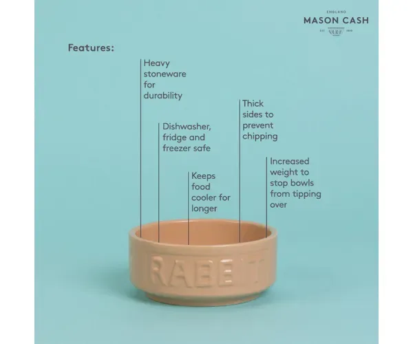 Mason & Cash Cane Lettered Rabbit Bowl - Image 4