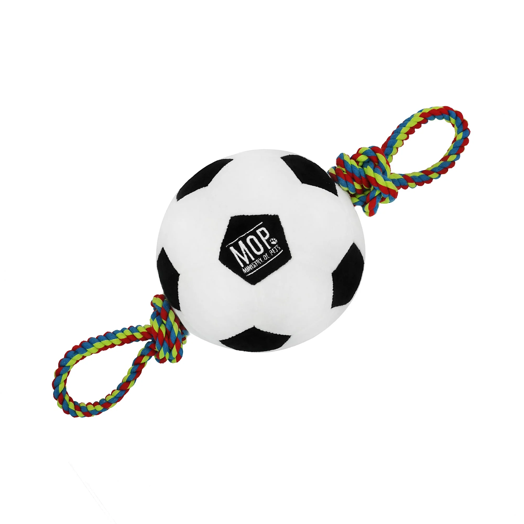 Ministry Of Pets Football & Rope Tug Dog Toy - Image 2