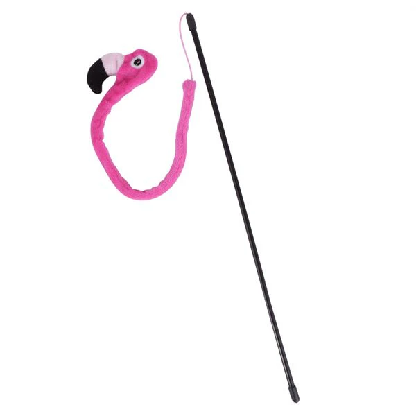 Ministry of Pets Frankie the Flamingo Interactive Cat Teaser Toy - Image 4