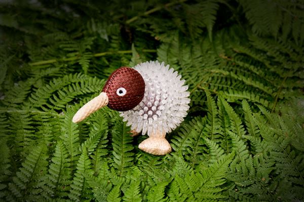 Ministry of Pets Kevin the Kiwi Bird 2 in 1 Squeaker Dog Toy - Image 2