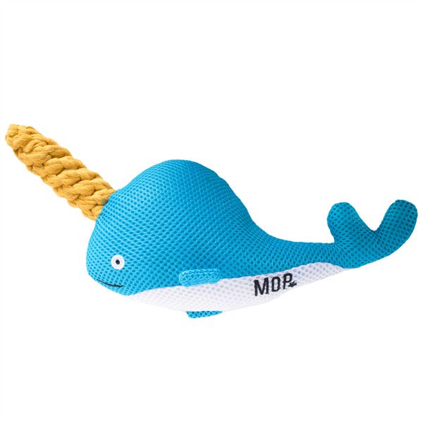 Ministry of Pets Nancy the Narwhal Plush Rope Dog Toy - Image 4
