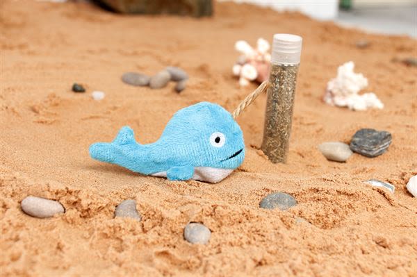 Ministry of Pets Norman the Narwhal Catnip Tube Cat Toy - Image 2