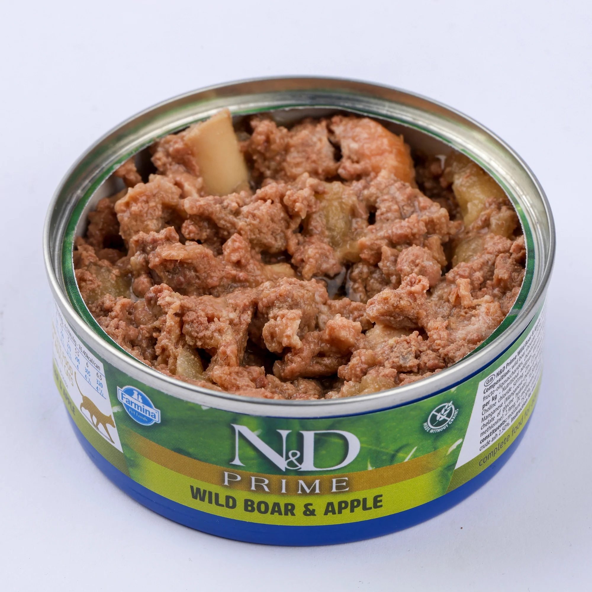 N&D Prime Adult Wet Cat Food - Wild Boar & Apple - Image 2