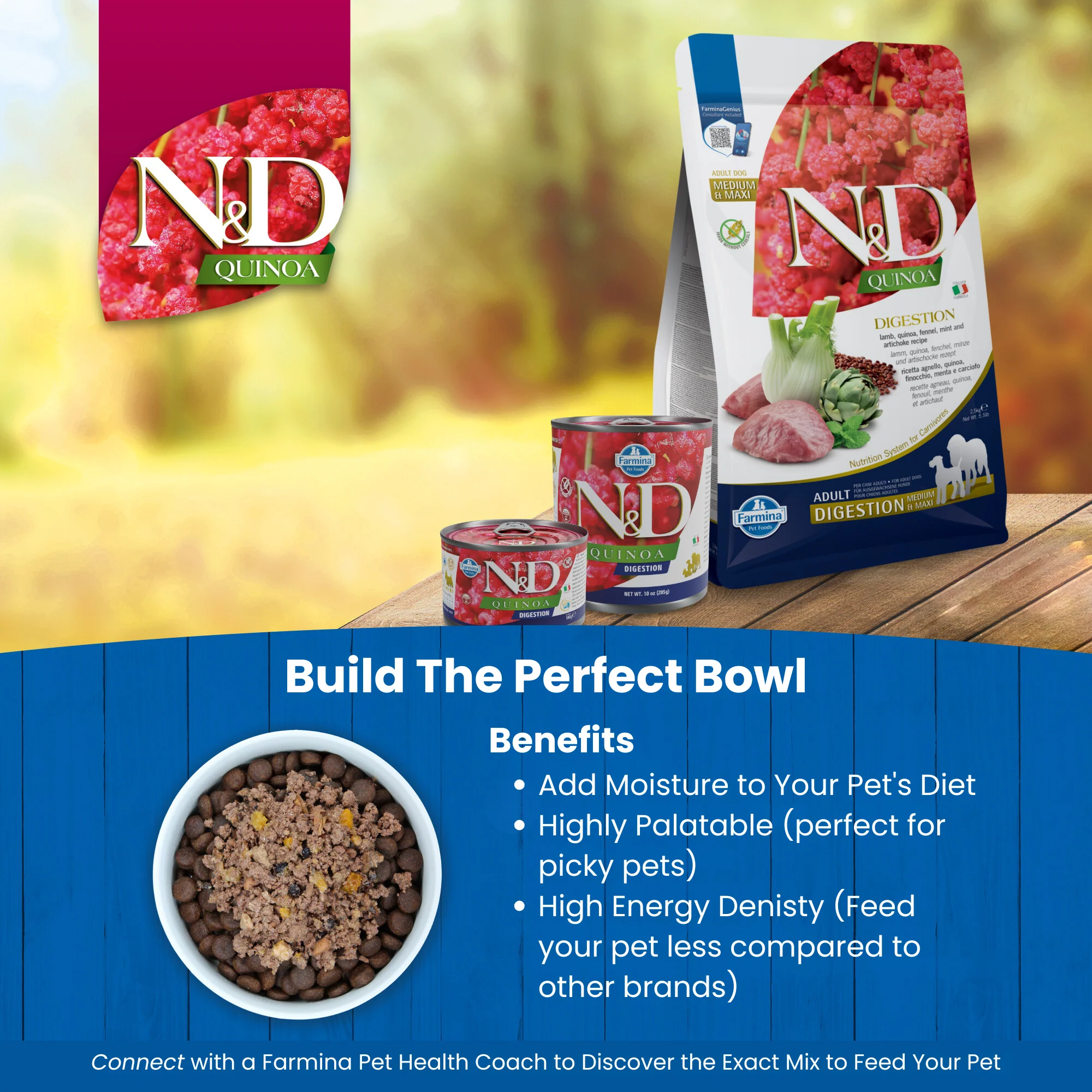 N&D Quinoa Digestion Adult Mini Wet Dog Food - Image 6