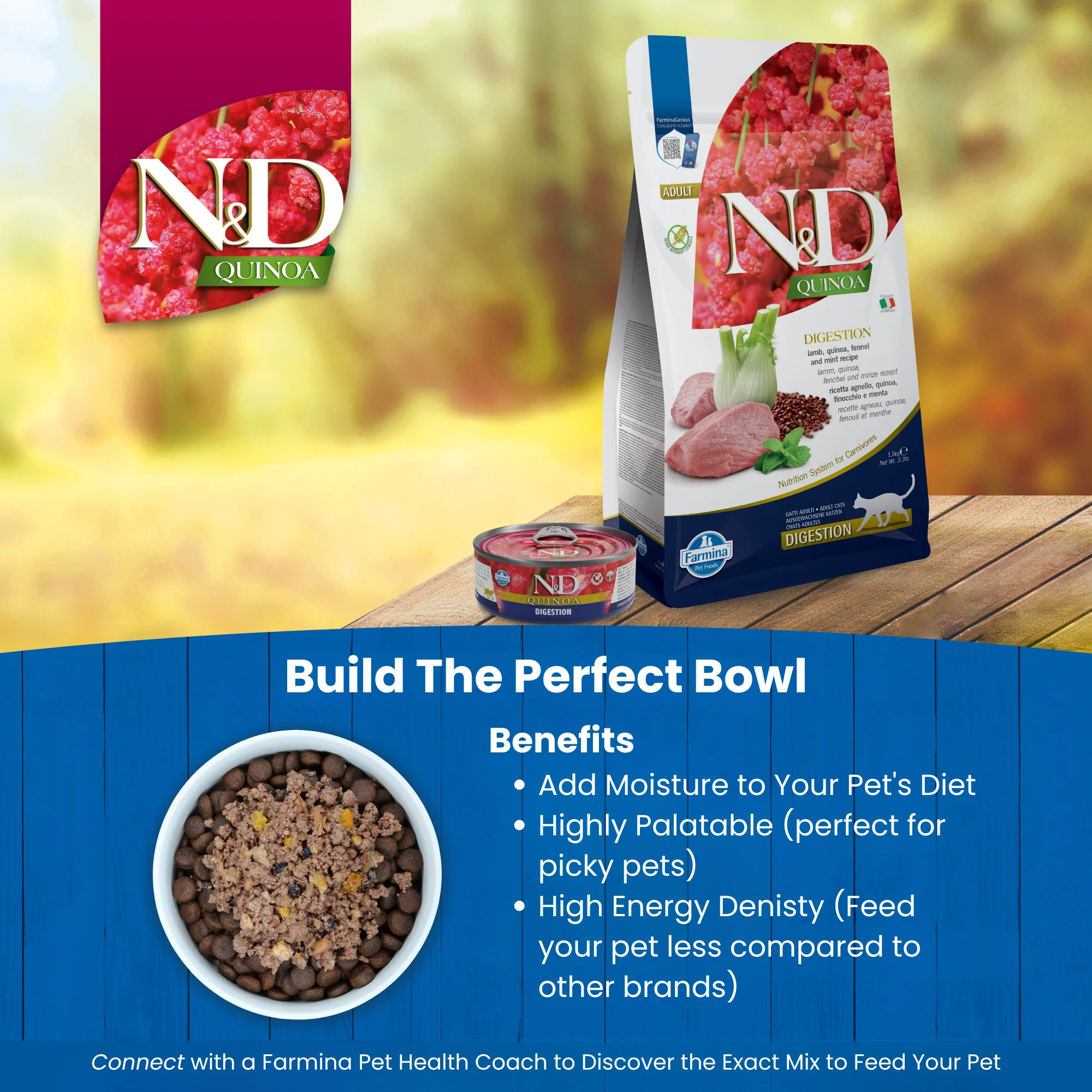 N&D Quinoa Digestion Adult Wet Cat Food - Image 6