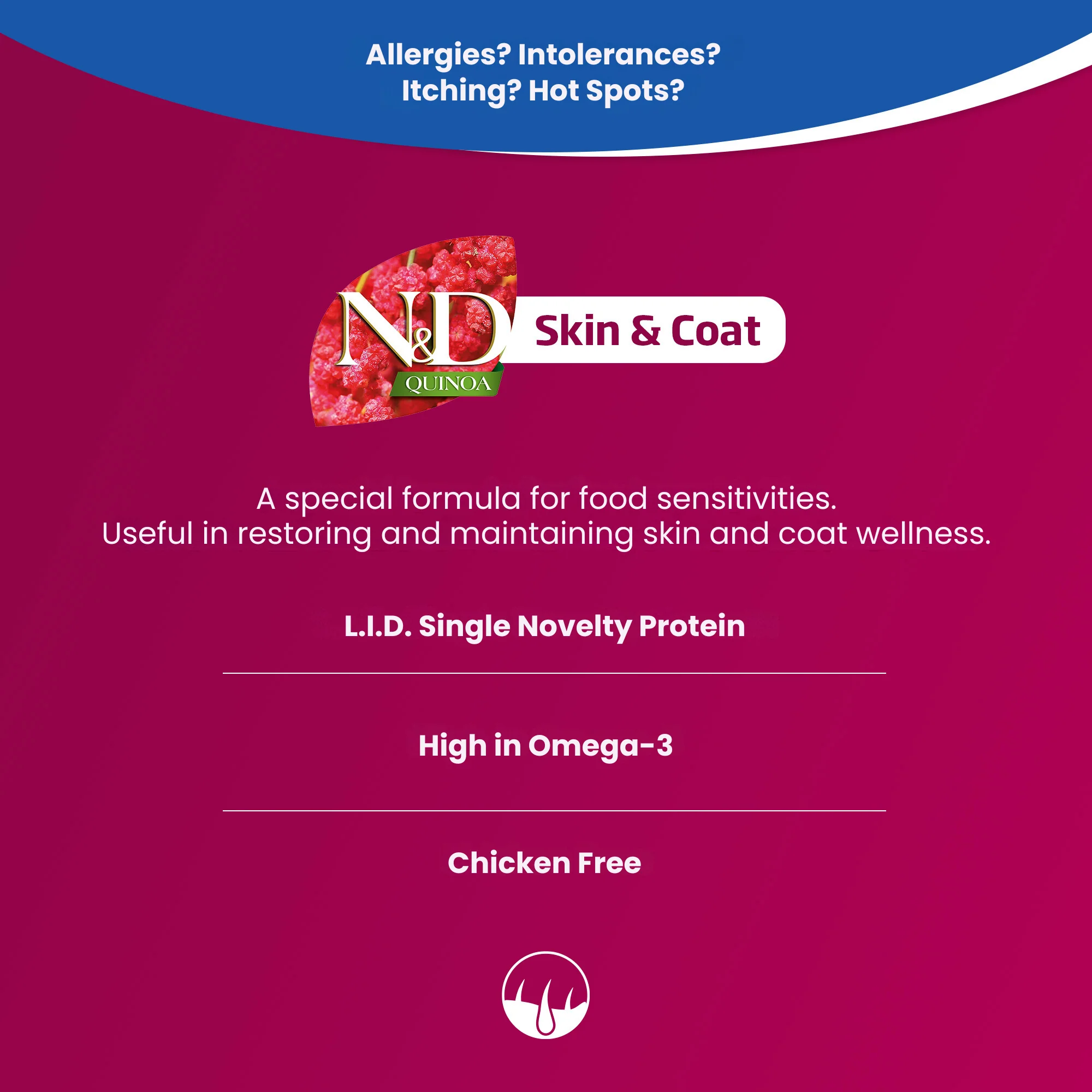 N&D Quinoa Skin & Coat Adult Wet Dog Food - Herring & Coconut - Image 3