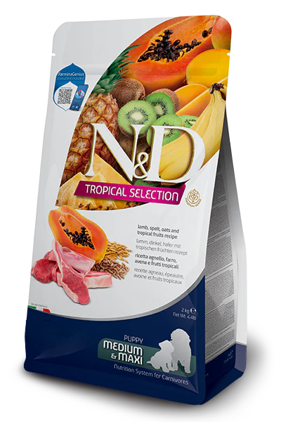 N&D Tropical Selection Lamb Puppy Med/Max Dry Dog Food