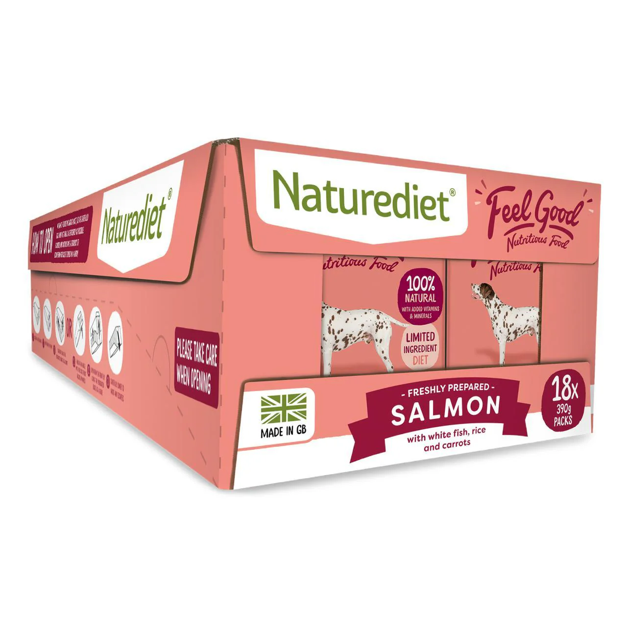 Naturediet Feel Good Salmon Complete Wet Dog Food - Image 2