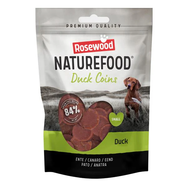 Naturefood Dog Treats Duck Coins - Small