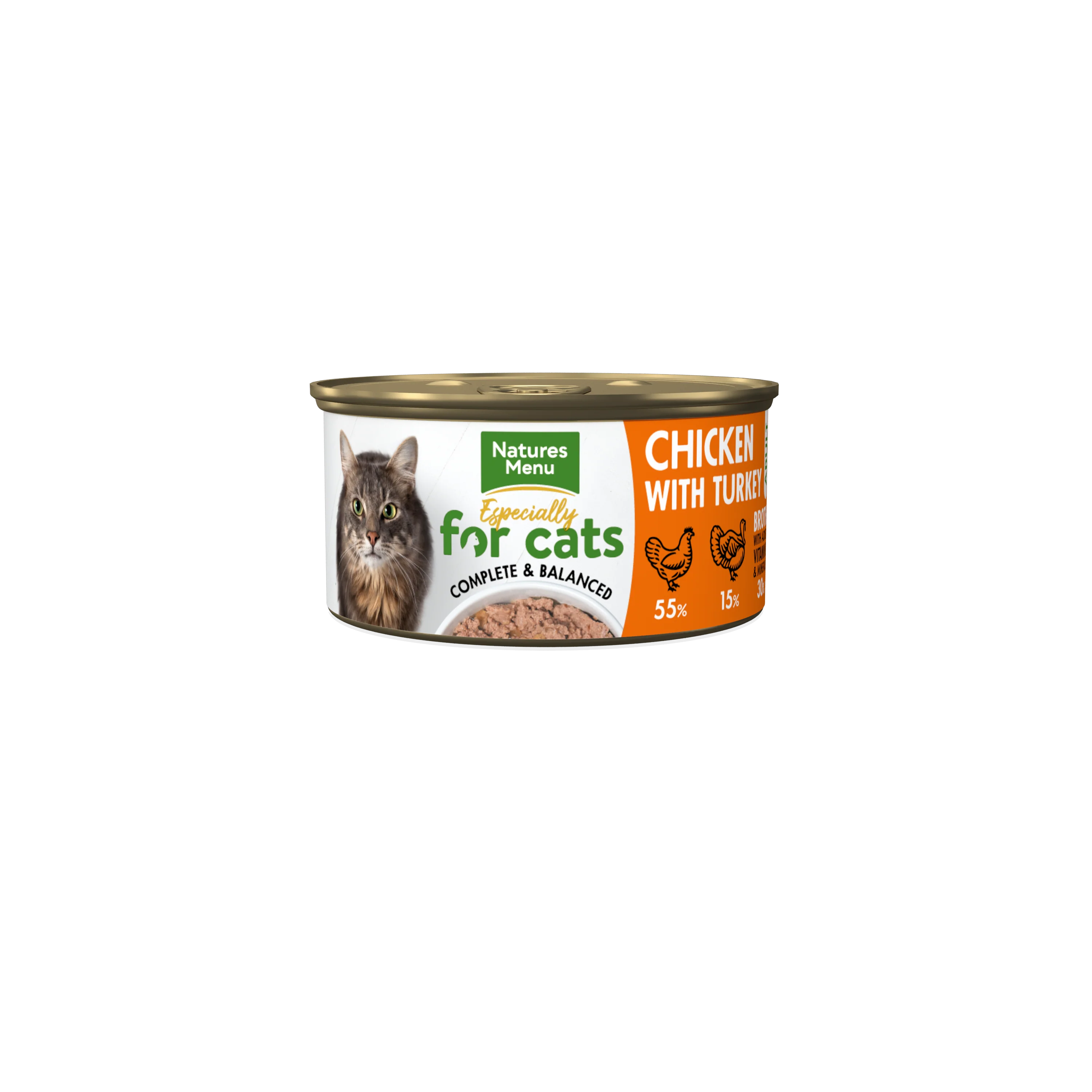 Natures Menu Adult Wet Cat Food - Chicken & Turkey