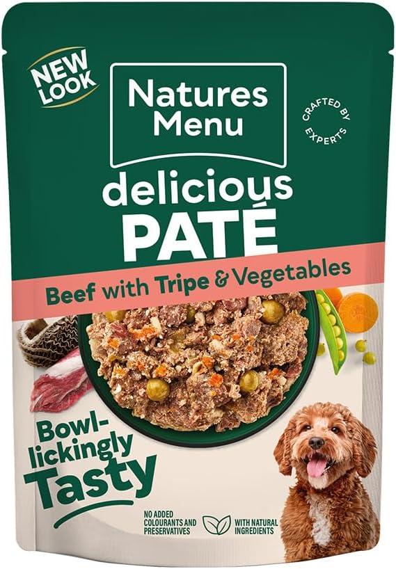 Natures Menu Adult Wet Dog Food - Beef with Tripe & Vegetables - Image 2