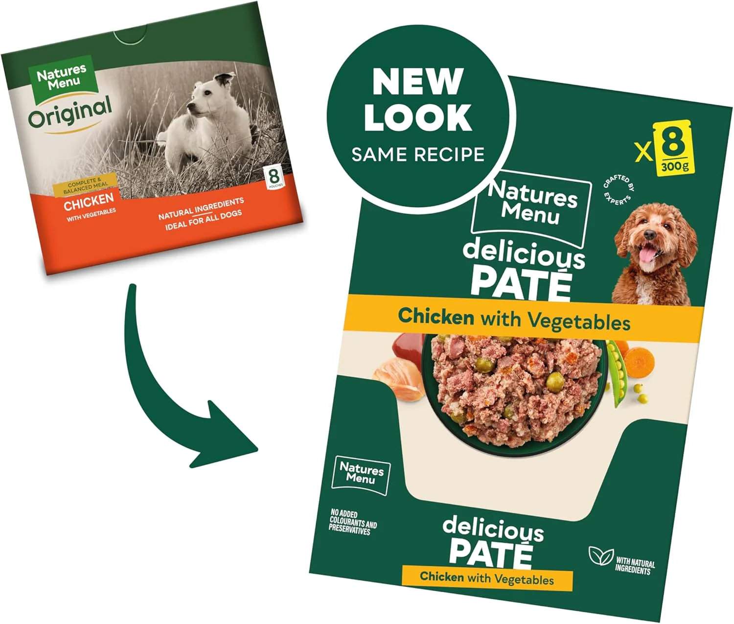 Natures Menu Adult Wet Dog Food - Chicken & Vegetables - Image 4