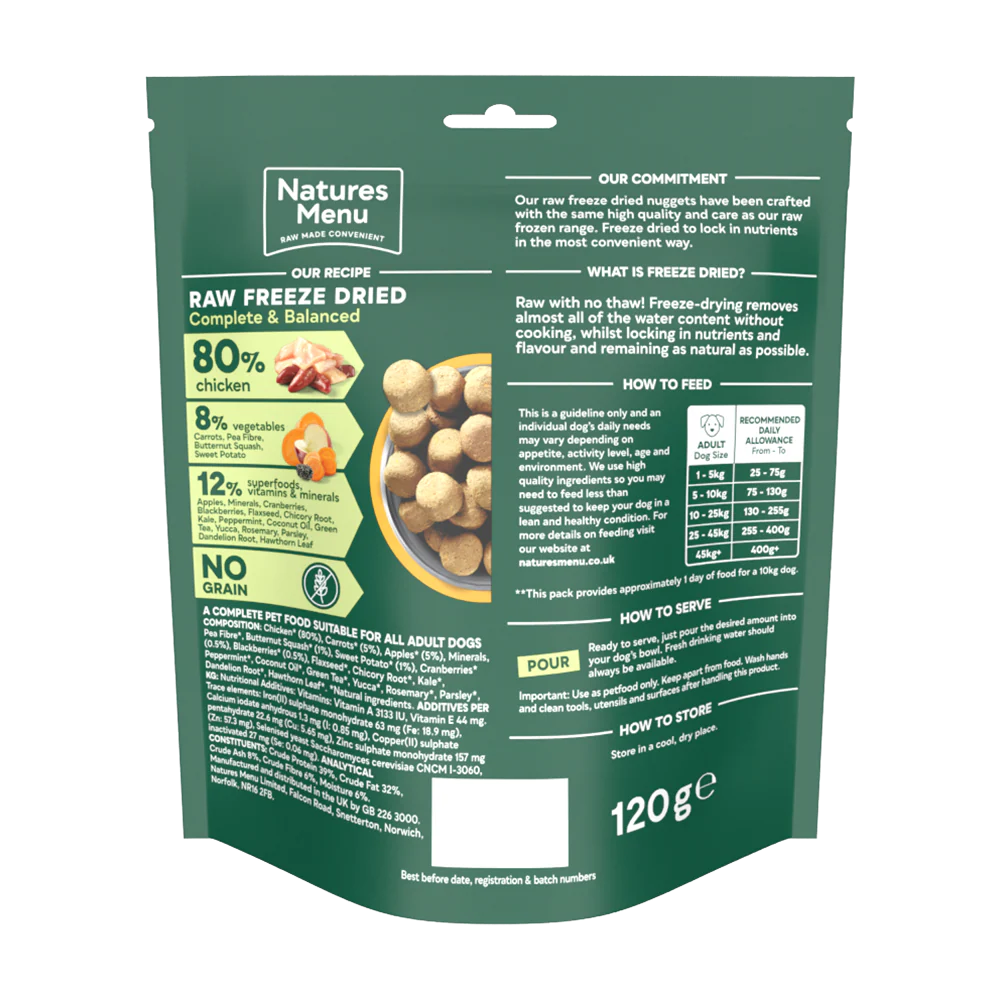 Natures Menu Complete and Balanced Adult Chicken Dry Dog Food - Image 2