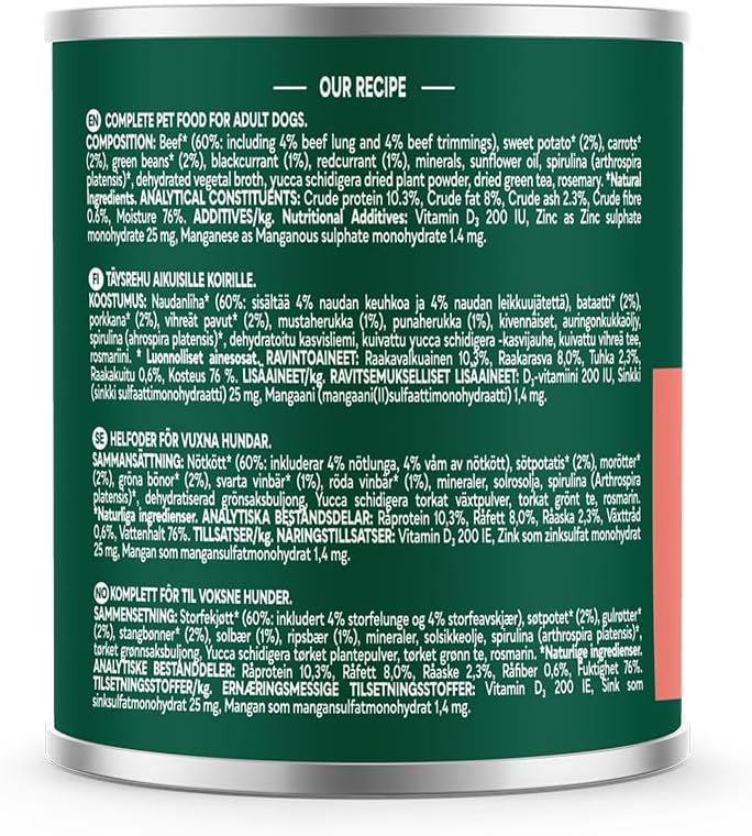 Natures Menu Country Hunter Superfood Beef Cans - Image 2