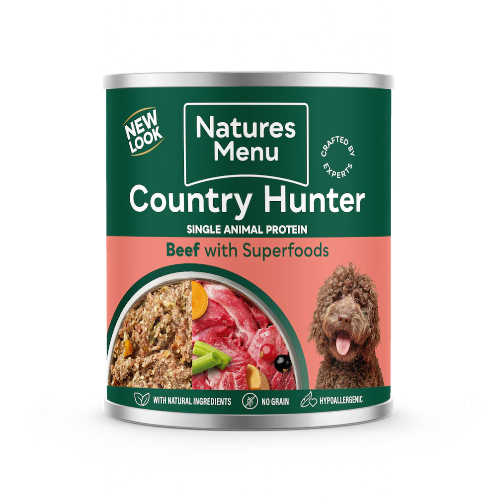 Natures Menu Country Hunter Superfood Selection Multipack Wet Dog Food Cans - Venison, Rabbit, Beef & Wild Boar - Image 2