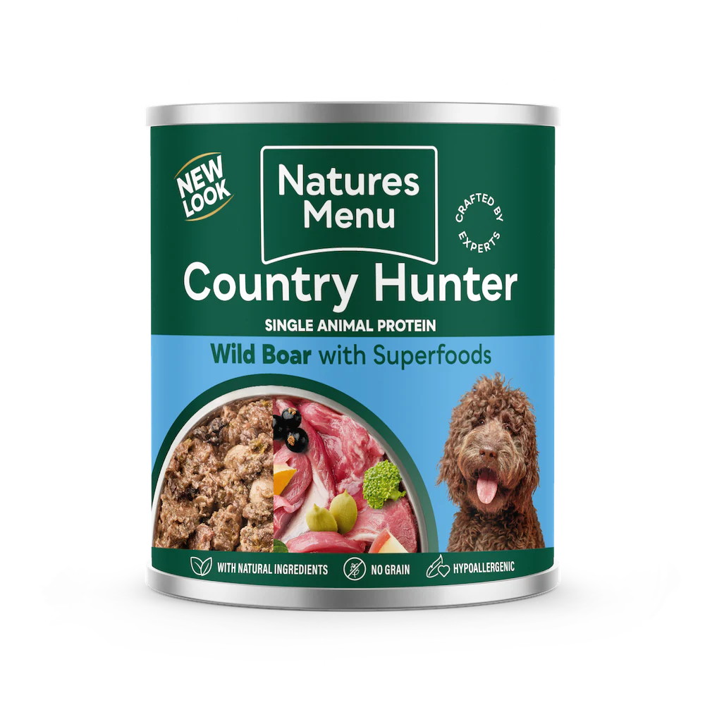 Natures Menu Country Hunter Superfood Selection Multipack Wet Dog Food Cans - Venison, Rabbit, Beef & Wild Boar - Image 3