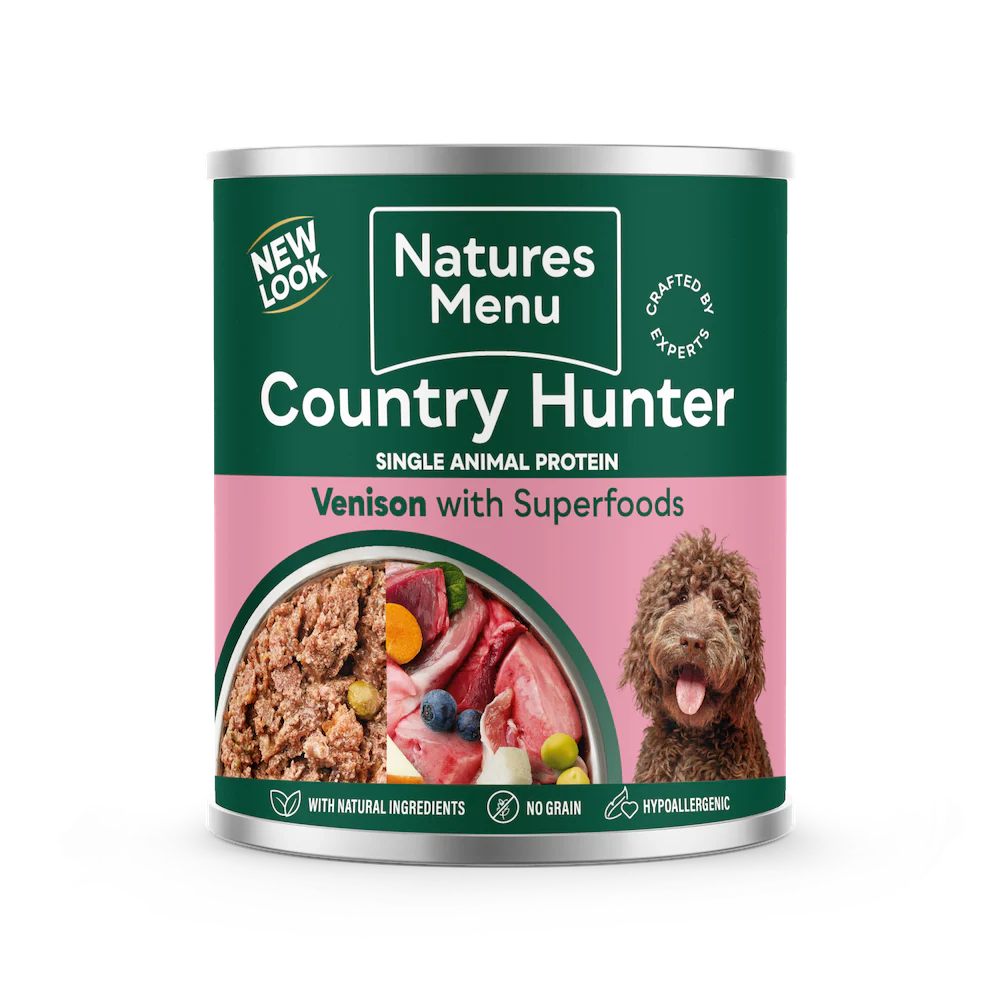 Natures Menu Country Hunter Superfood Selection Multipack Wet Dog Food Cans - Venison, Rabbit, Beef & Wild Boar - Image 5