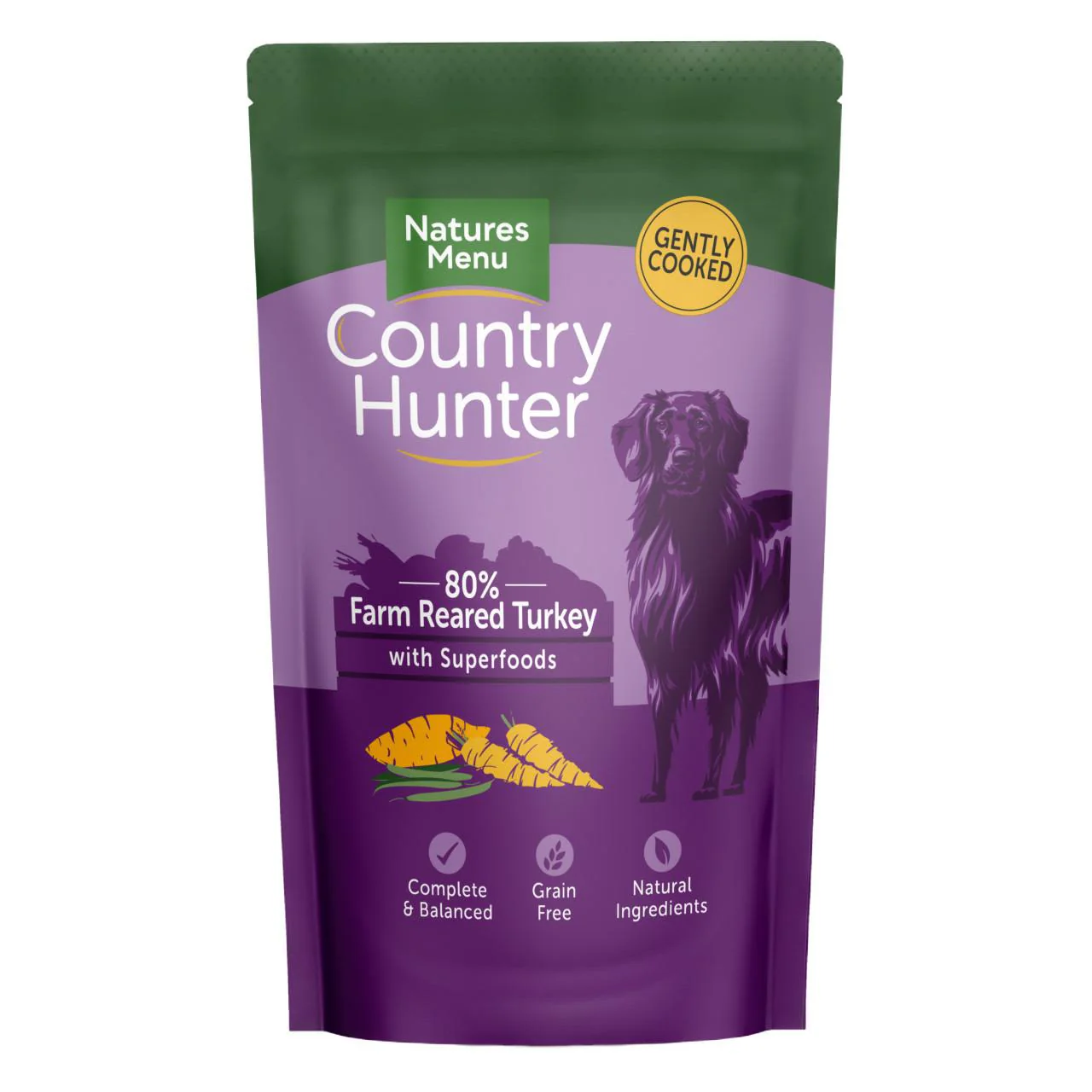 Natures Menu Country Hunter Turkey Wet Dog Food Pouches - Image 2