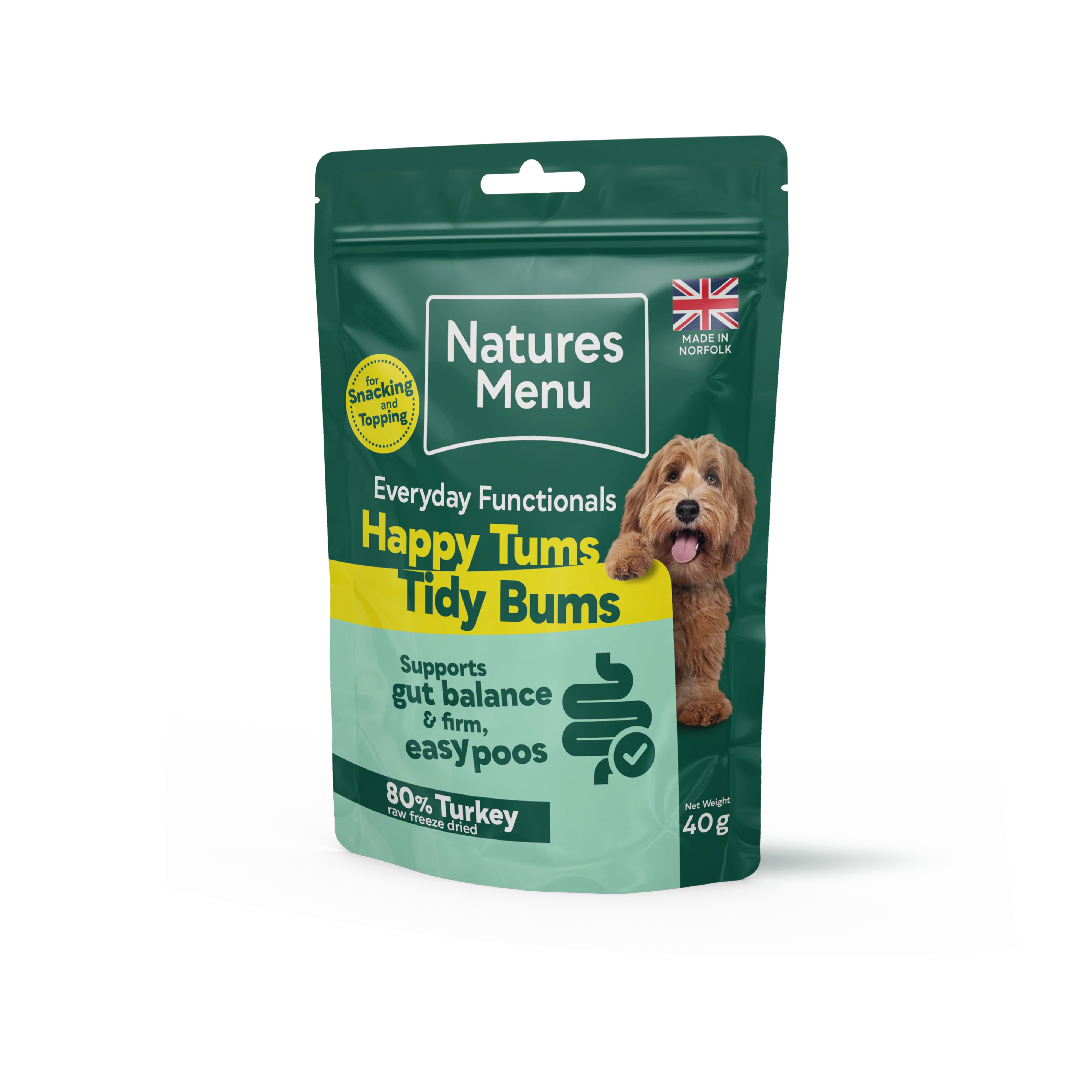 Natures Menu Freeze Dried Everyday Functionals Digestive Dog Treat - Turkey - Image 2