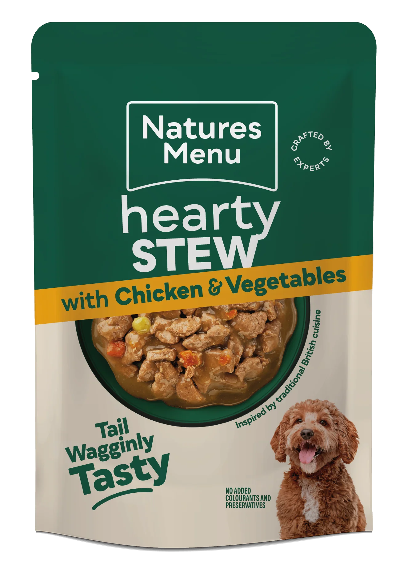 Natures Menu Hearty Stew Wet Dog Food Pouch - Chicken & Vegetables - Image 3