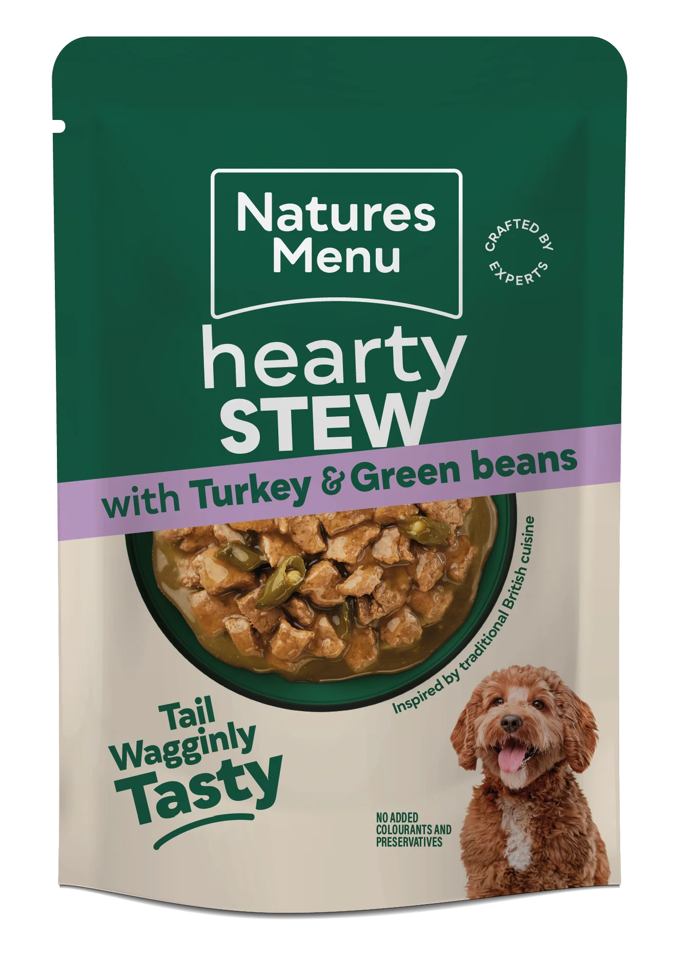 Natures Menu Hearty Stew Wet Dog Food Pouch - Turkey & Green Beans - Image 3