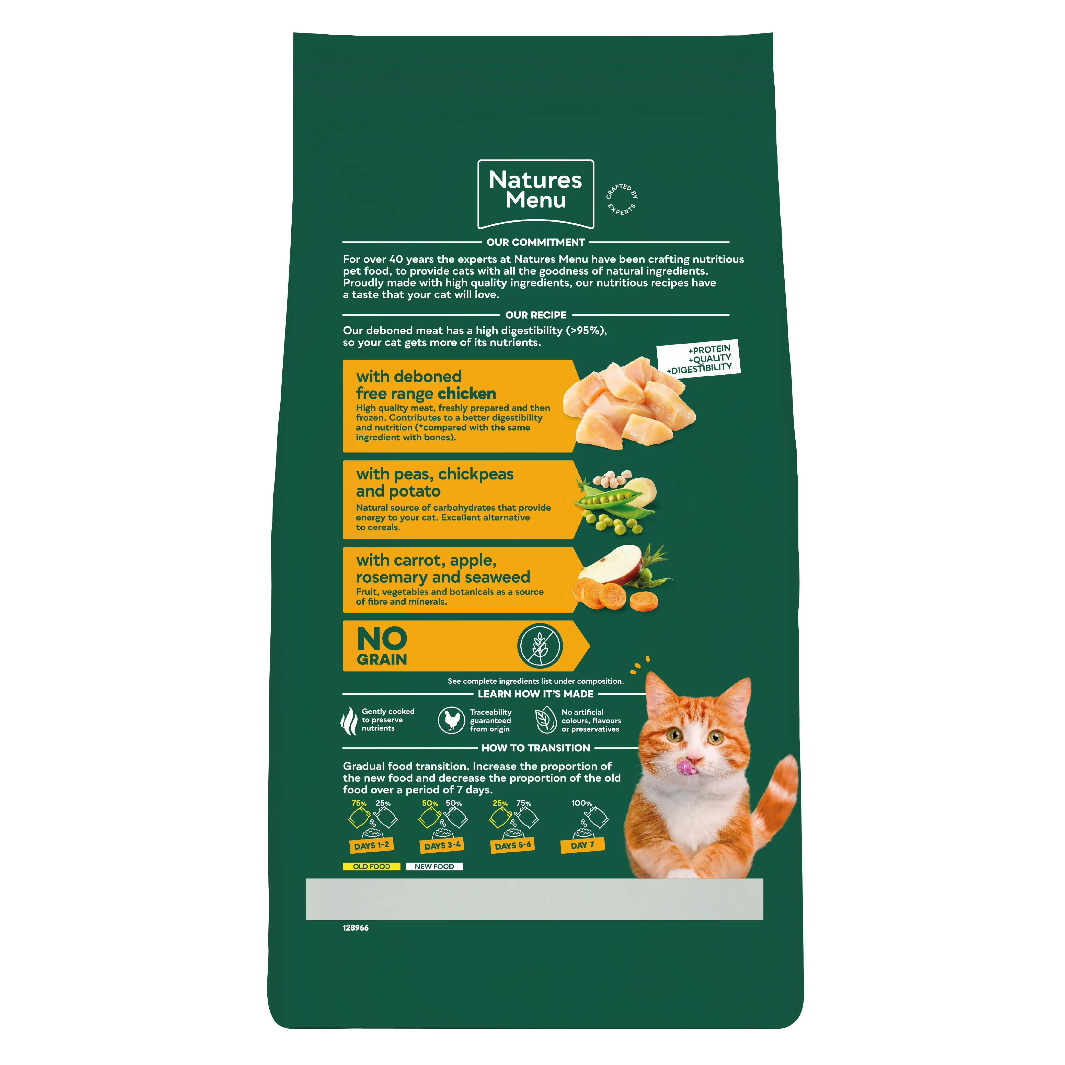 Natures Menu High in Meat with Chicken Adult Dry Cat Food - Image 3