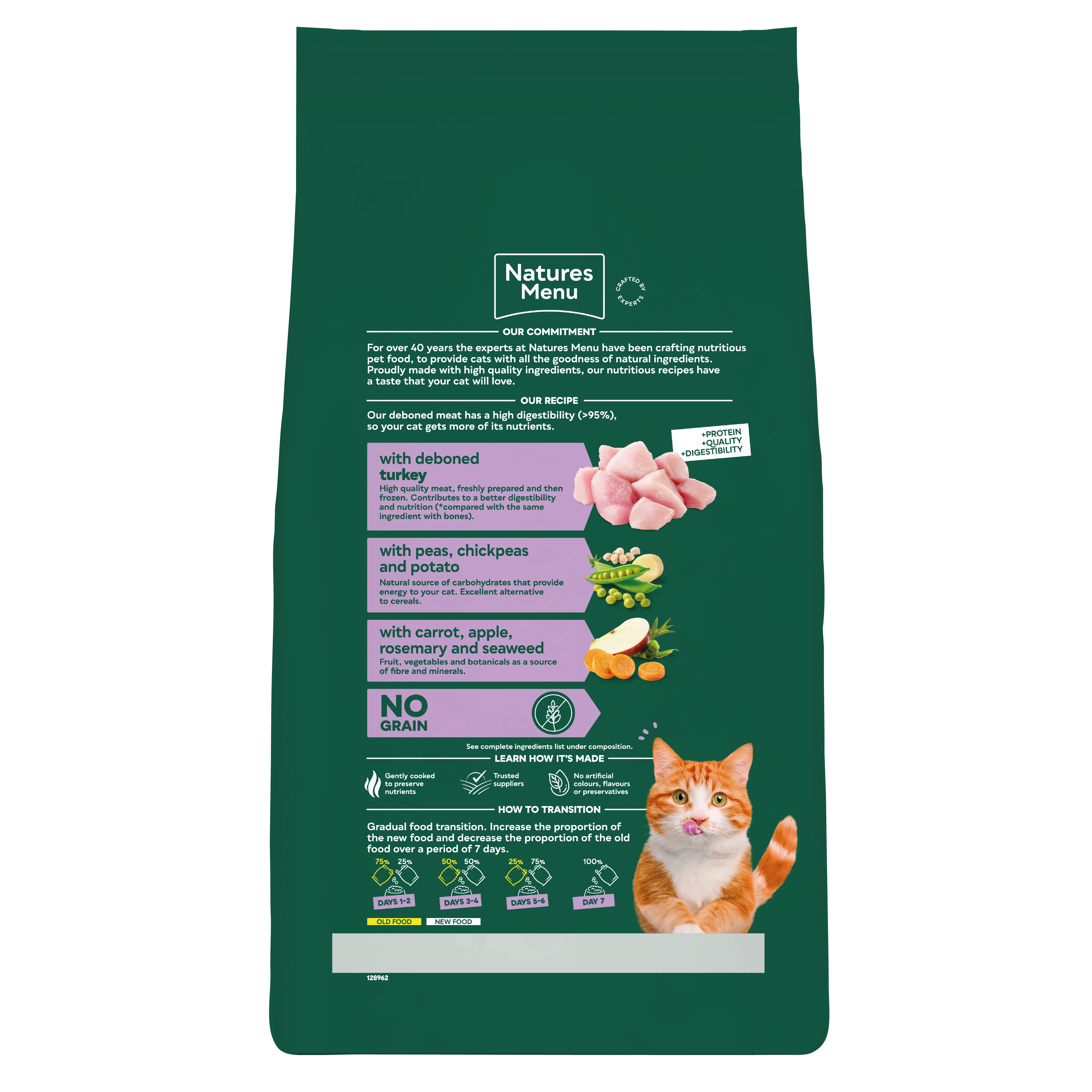 Natures Menu High in Meat with Turkey Adult Dry Cat Food - Image 4