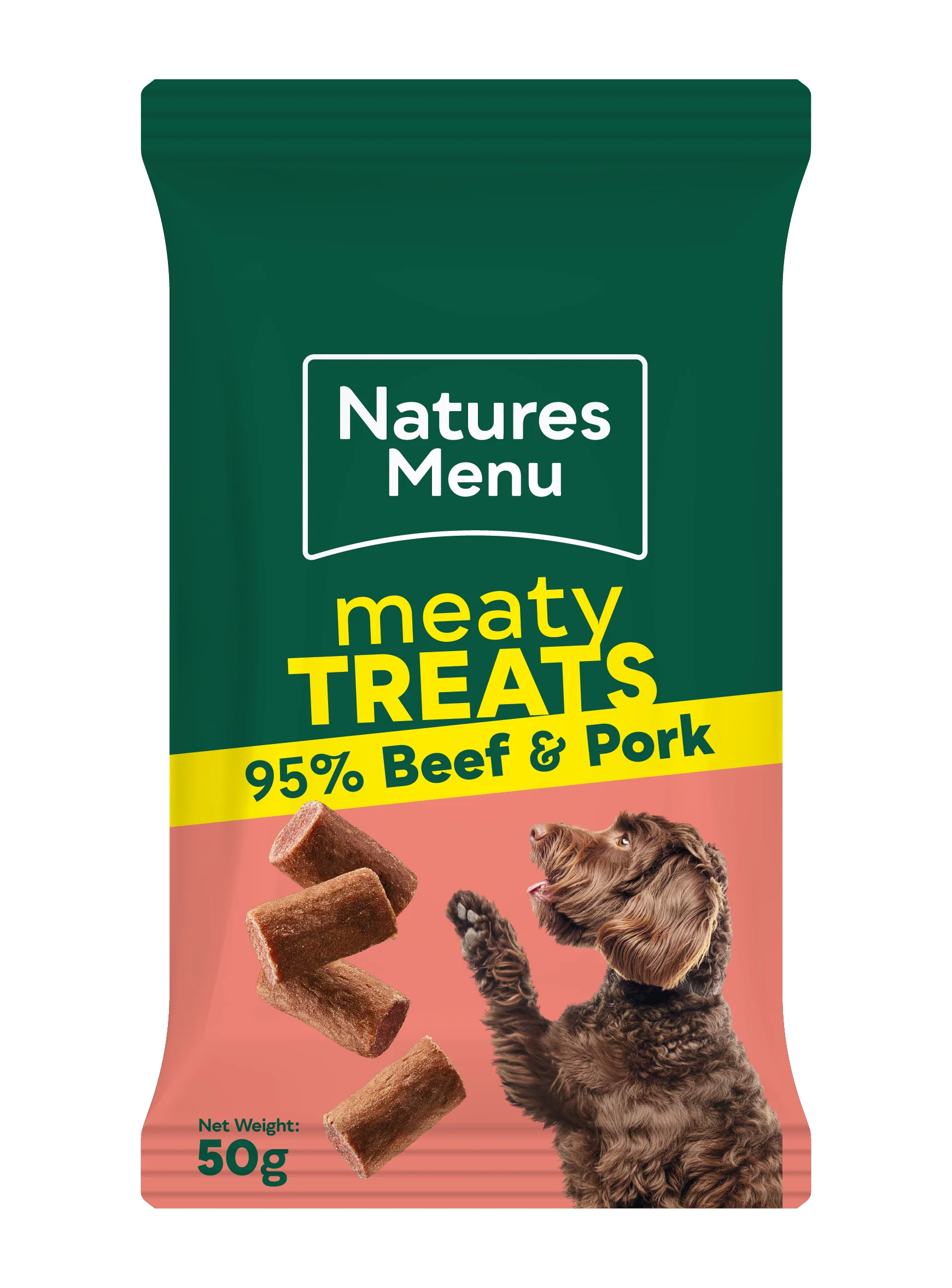 Natures Menu Meaty Treats with Beef & Pork for Adult Dogs