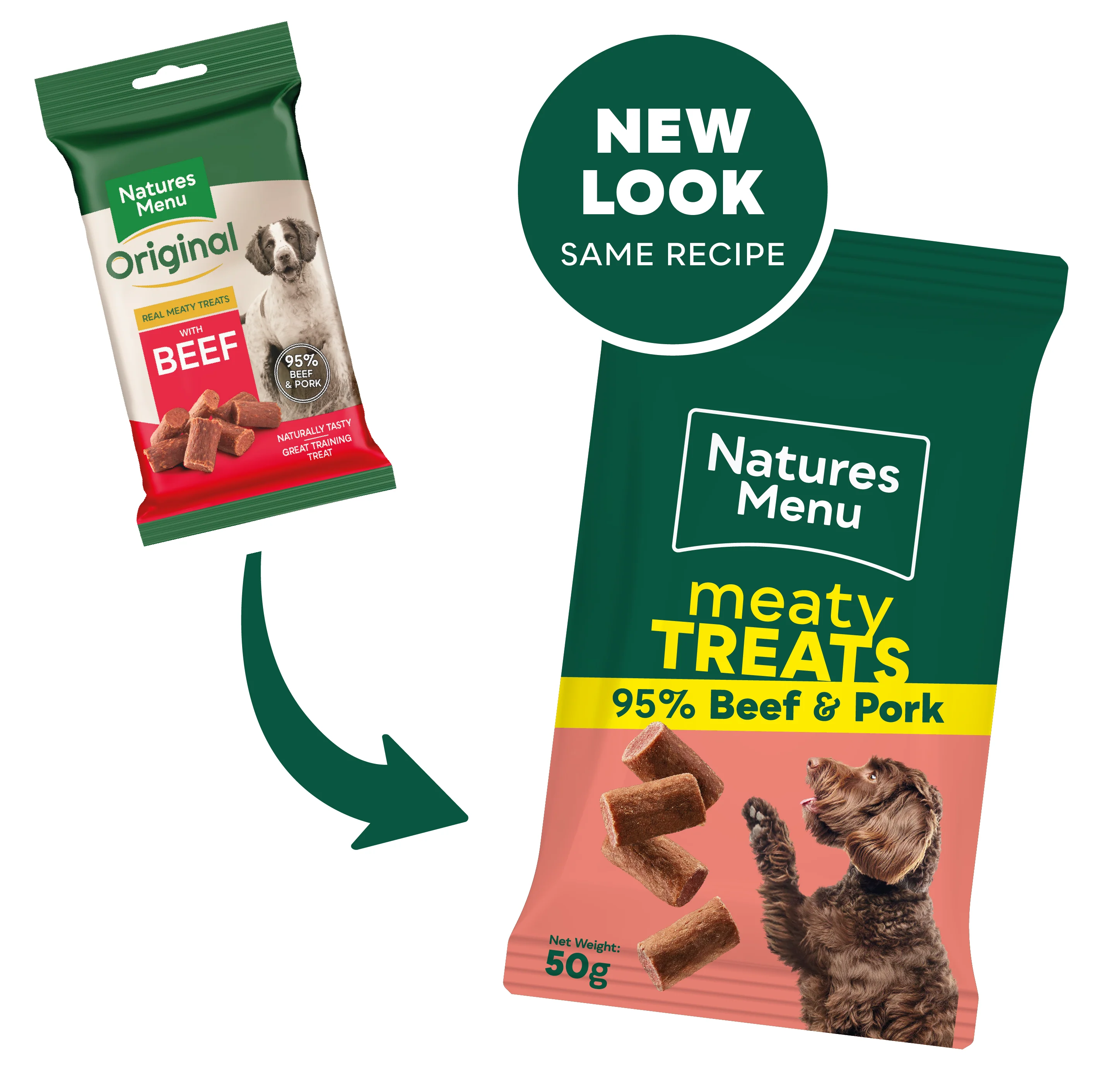 Natures Menu Meaty Treats with Beef & Pork for Adult Dogs - Image 5