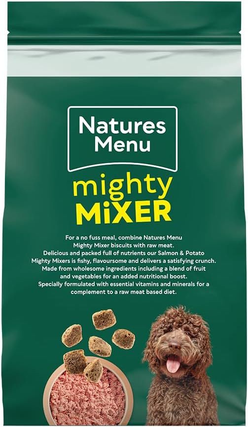 Natures Menu Mighty Mixer Salmon & Potatoes Dry Dog Food - Image 4