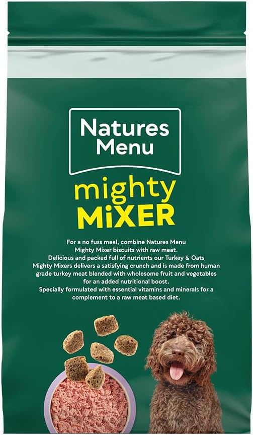 Natures Menu Mighty Mixer Turkey & Oats Dry Dog Food - Image 3