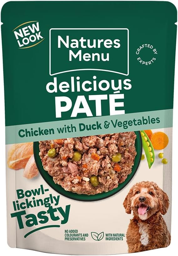 Natures Menu Original Adult Chicken & Duck Wet Dog Food Pouches - Image 2