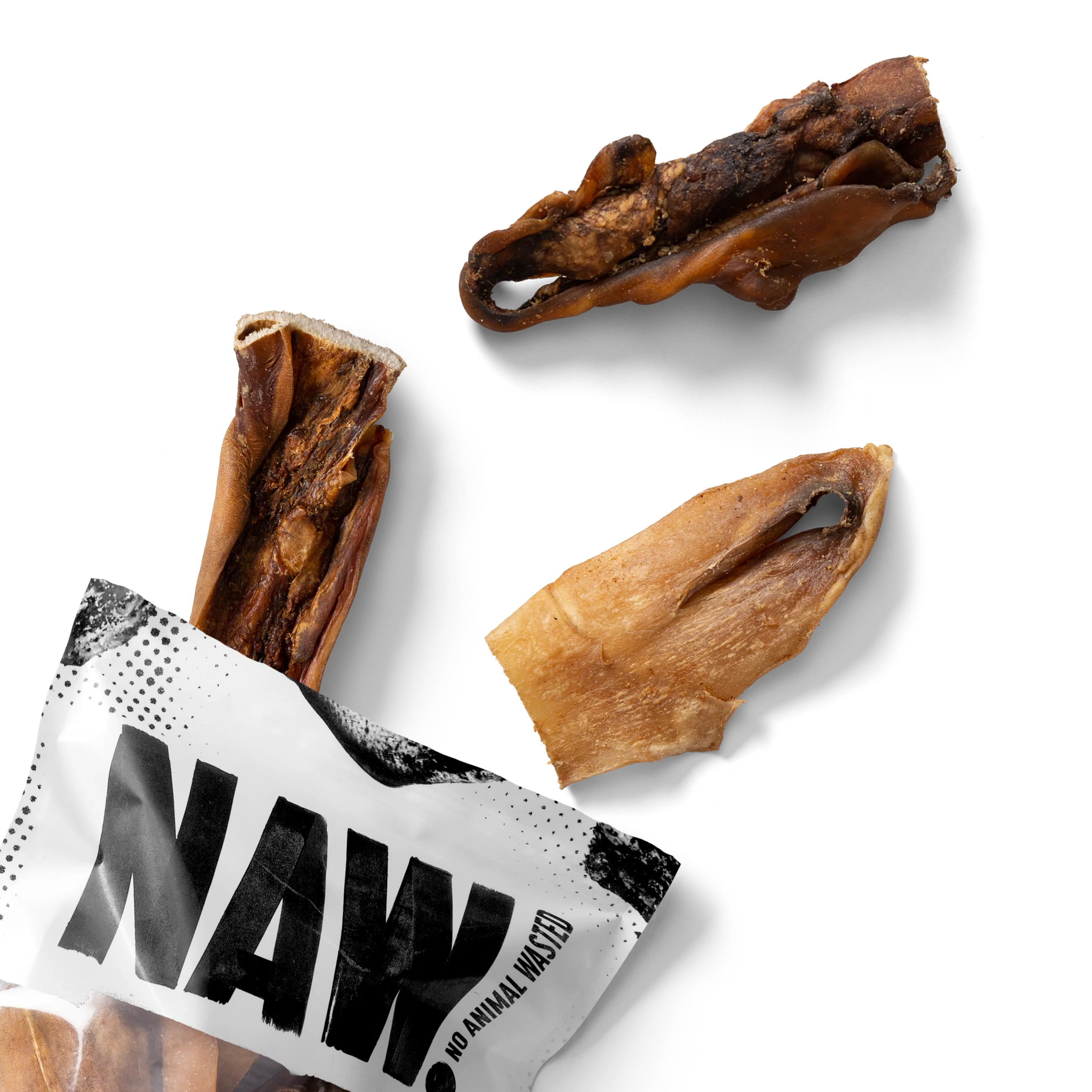 NAW Natural Beef Head Skin Dog Chew Treats