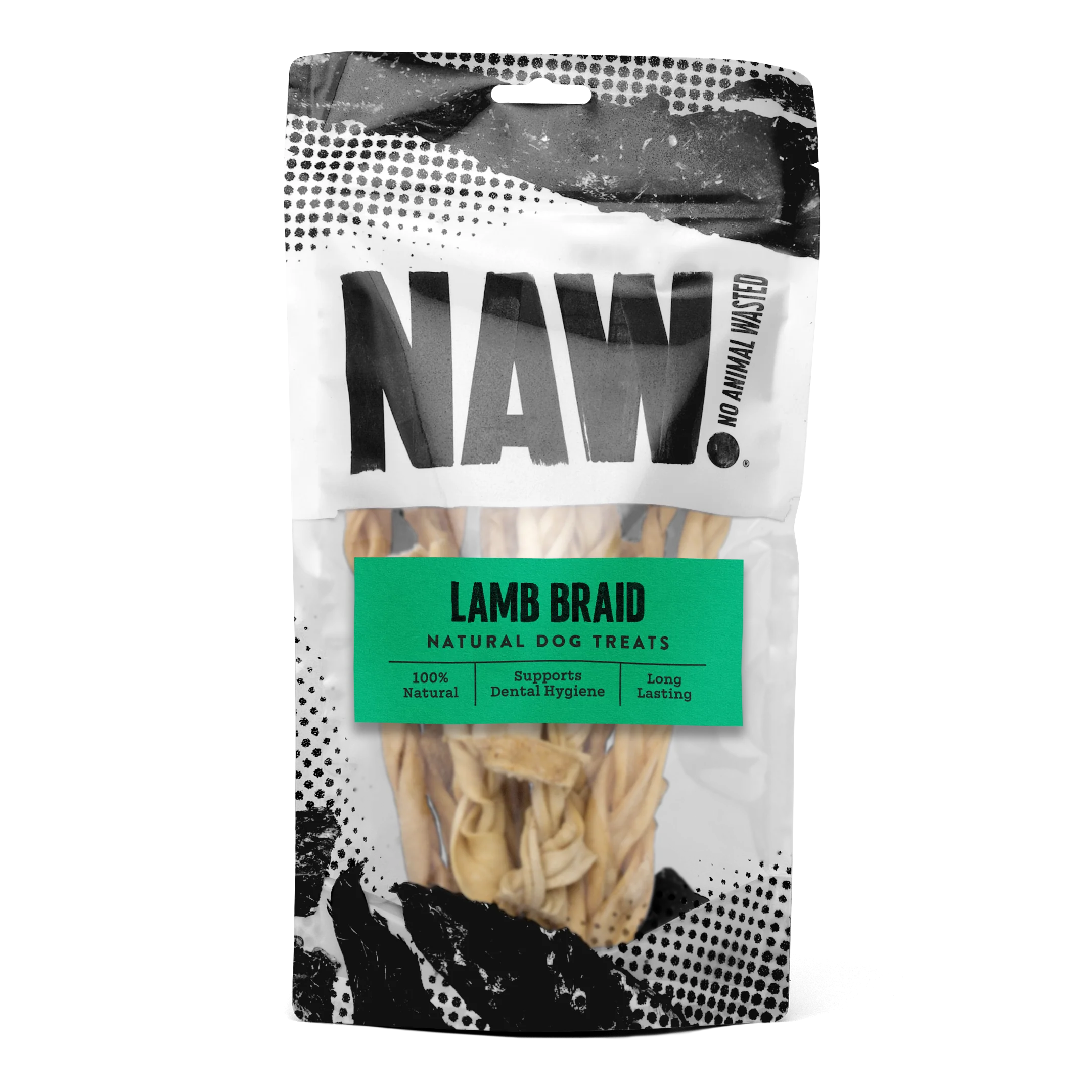 NAW Natural Lamb Braid Dog Chew Treats