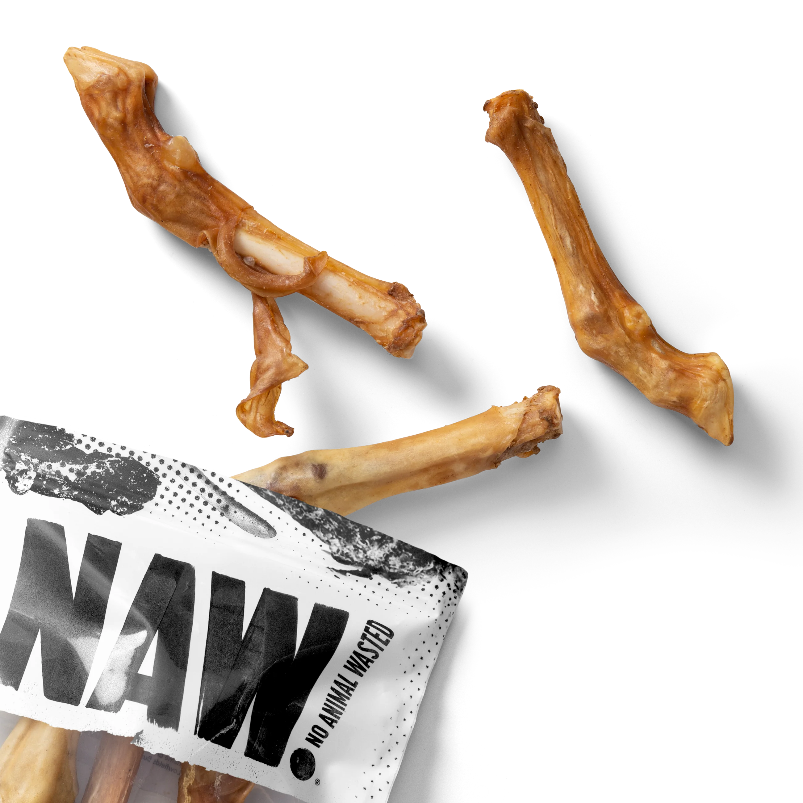 NAW Natural Lamb Feet Dog Chew Treats - Image 2