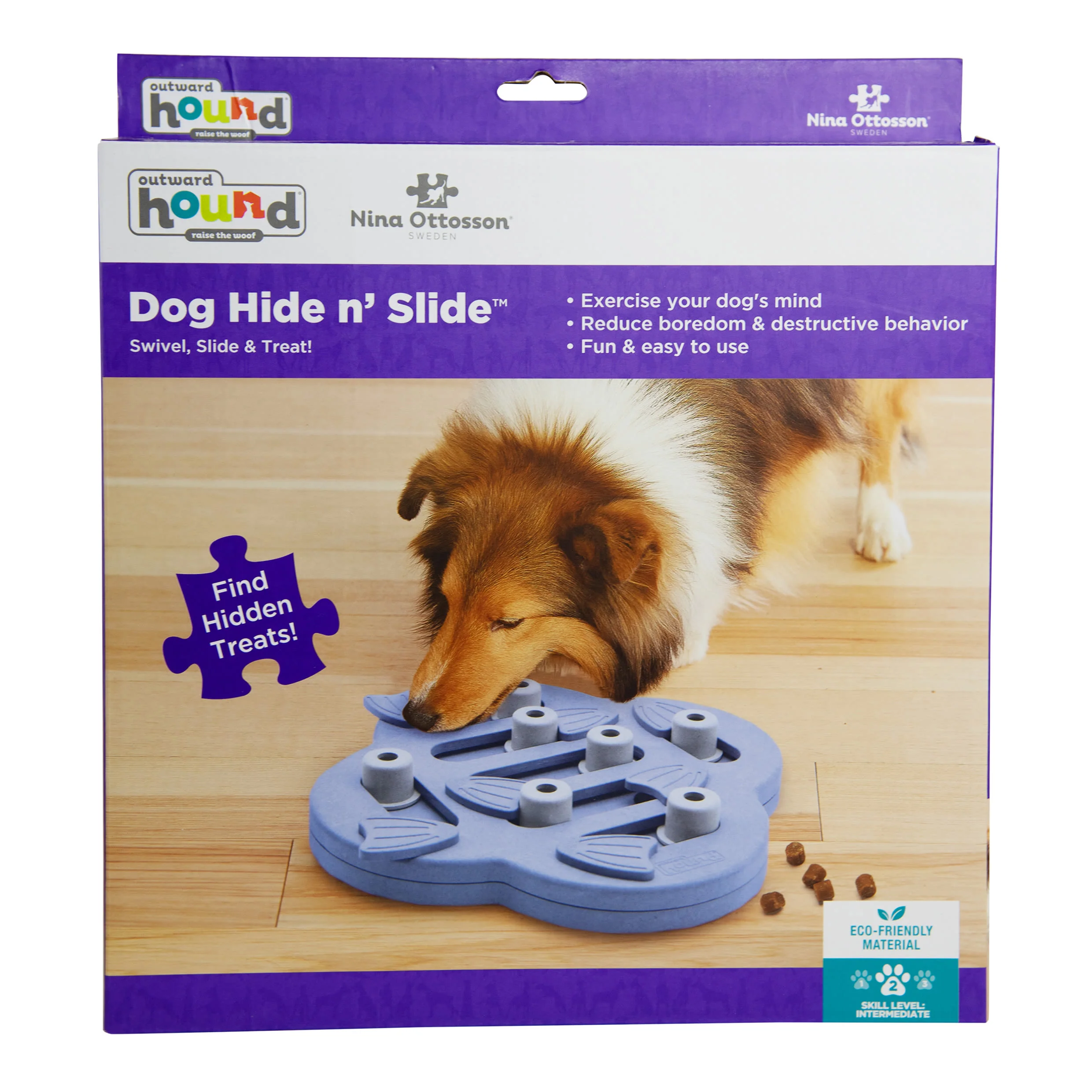Nina Ottosson Hide N Slide Puzzle Dog Toy - Image 3