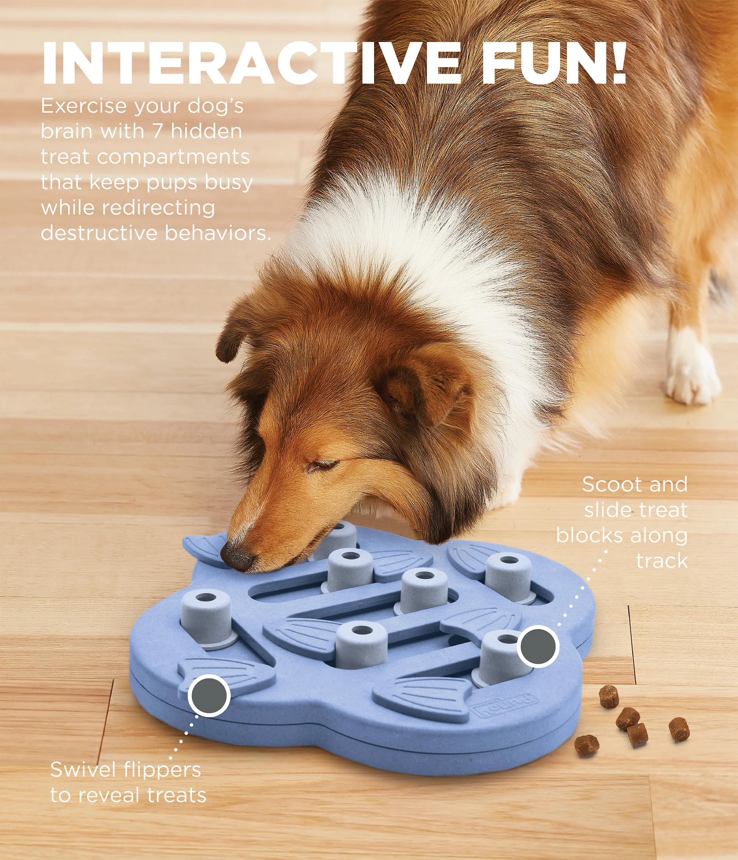 Nina Ottosson Hide N Slide Puzzle Dog Toy - Image 4