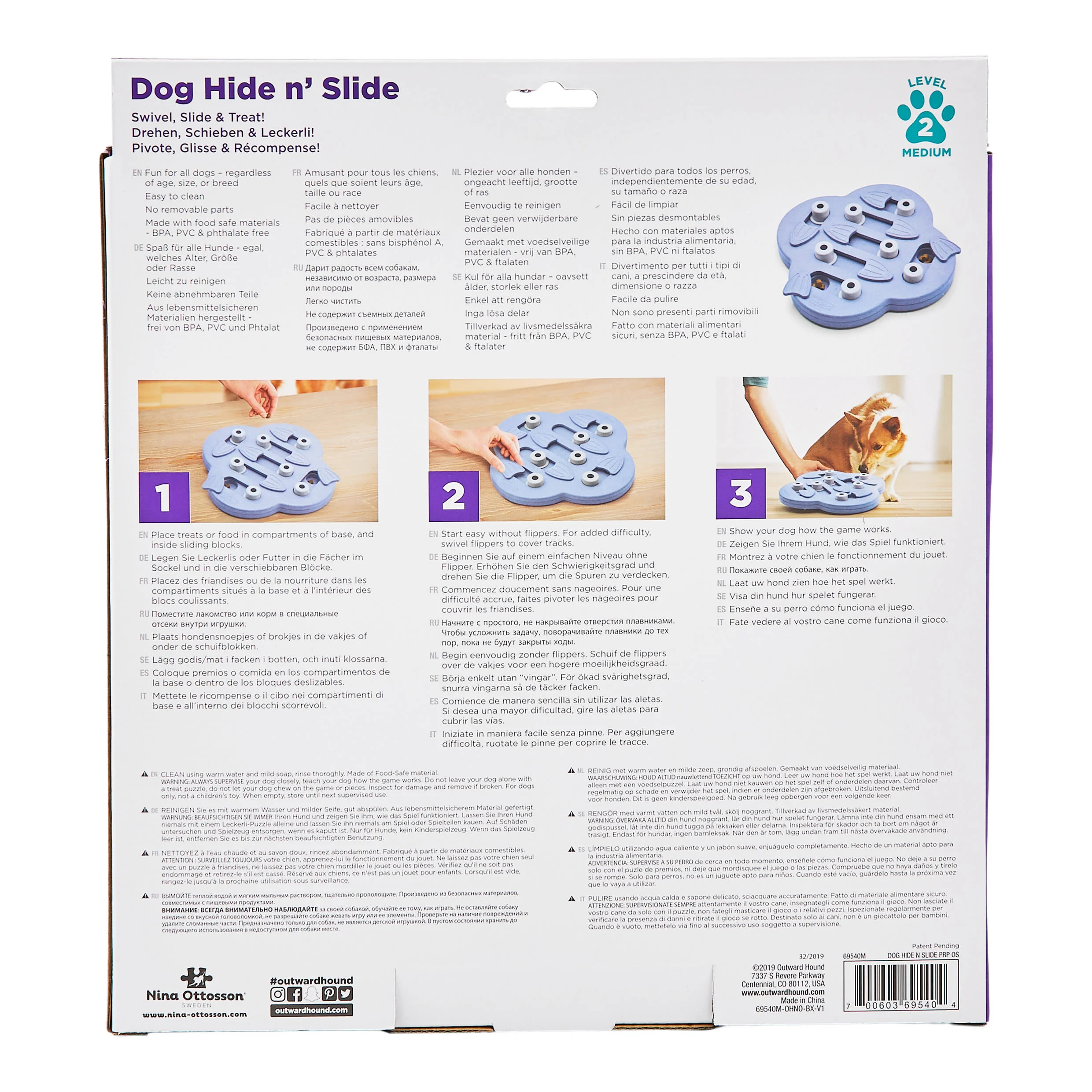 Nina Ottosson Hide N Slide Puzzle Dog Toy - Image 6