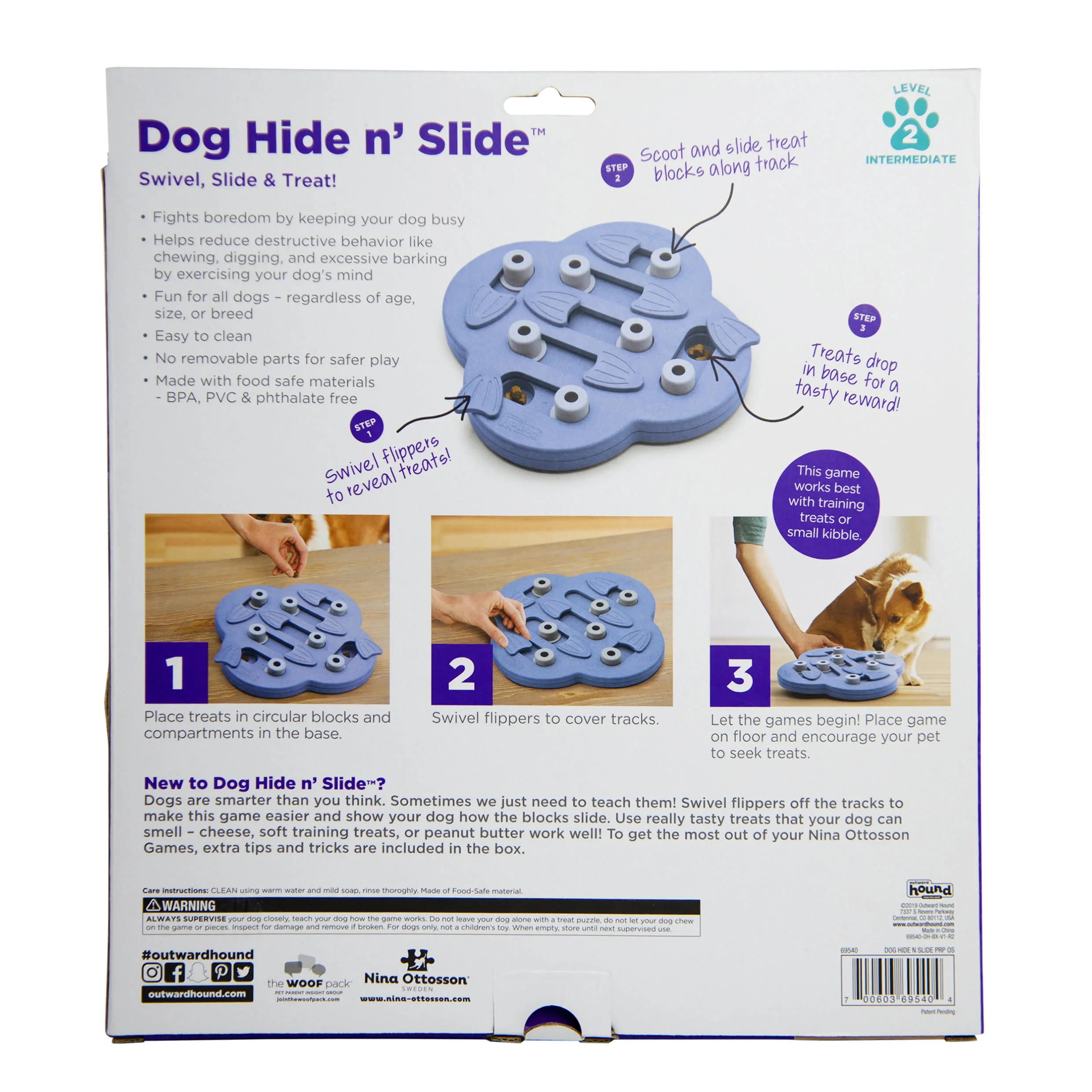 Nina Ottosson Hide N Slide Puzzle Dog Toy - Image 9